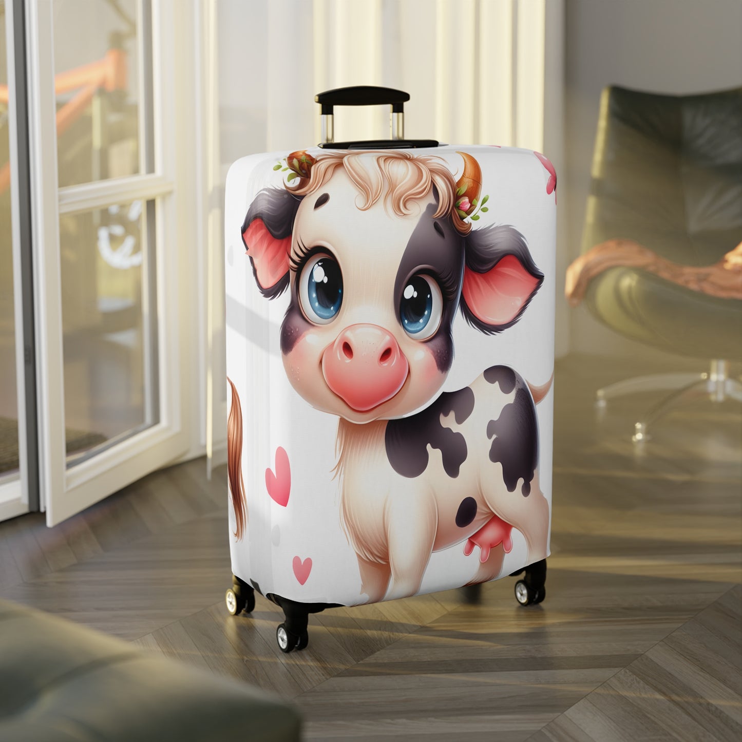 Luggage Cover, Cow, awd-1622