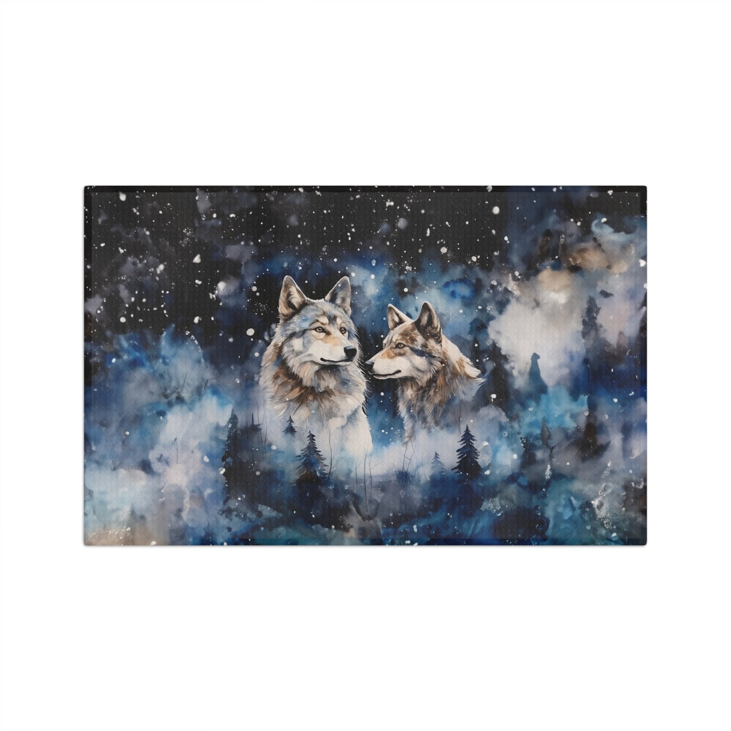 Microfiber Tea Towel Wolves