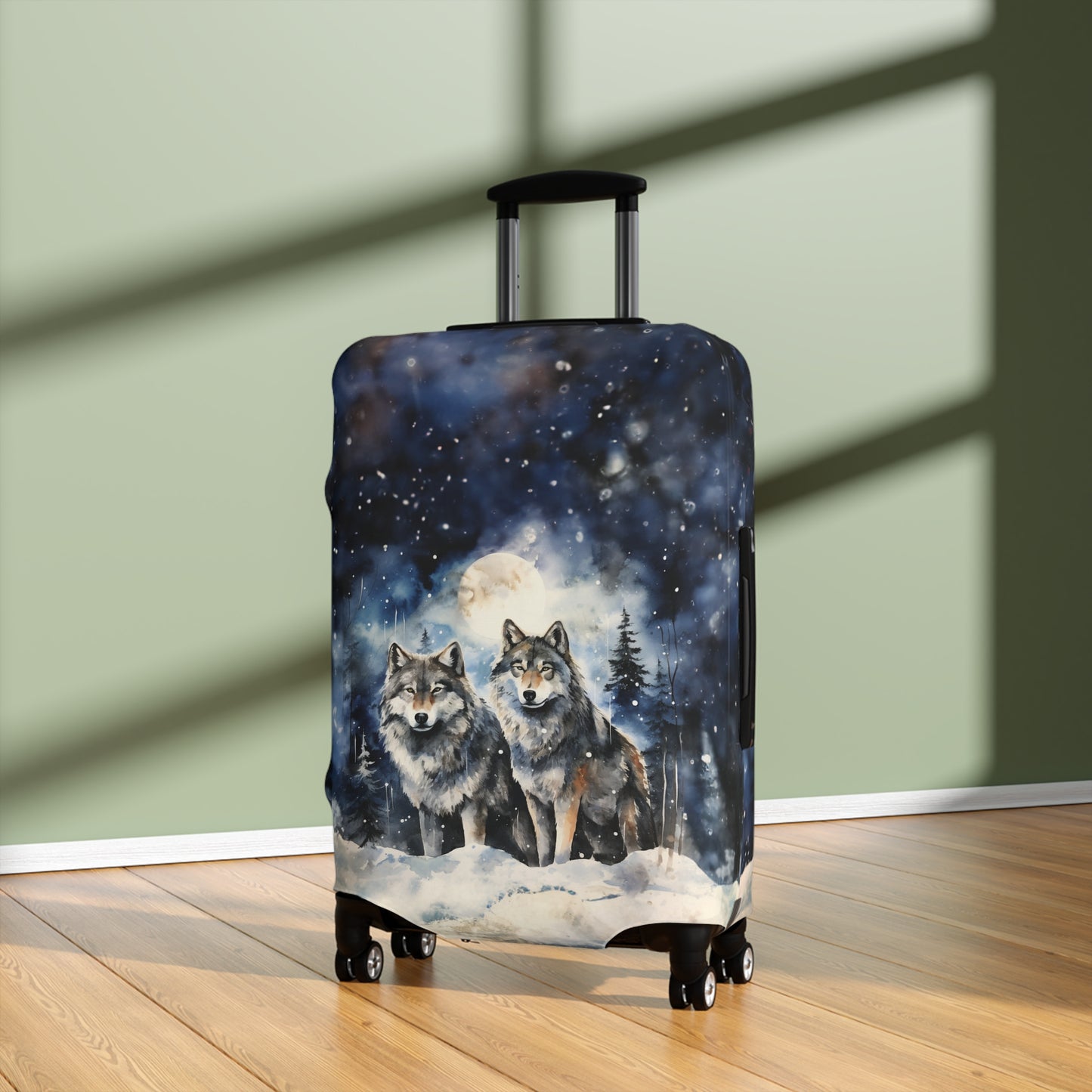 Luggage Cover, Wolves, awd-565