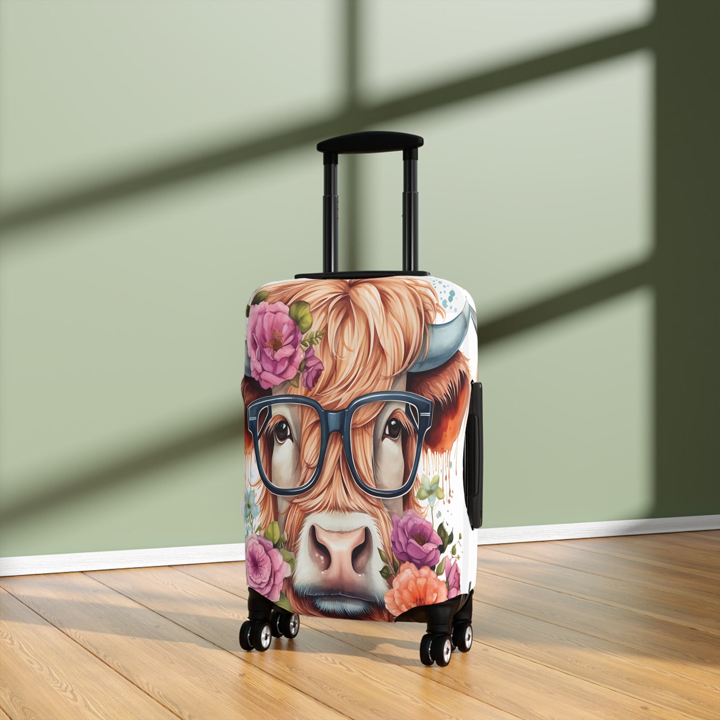 Luggage Cover, Highland Cow, awd-016