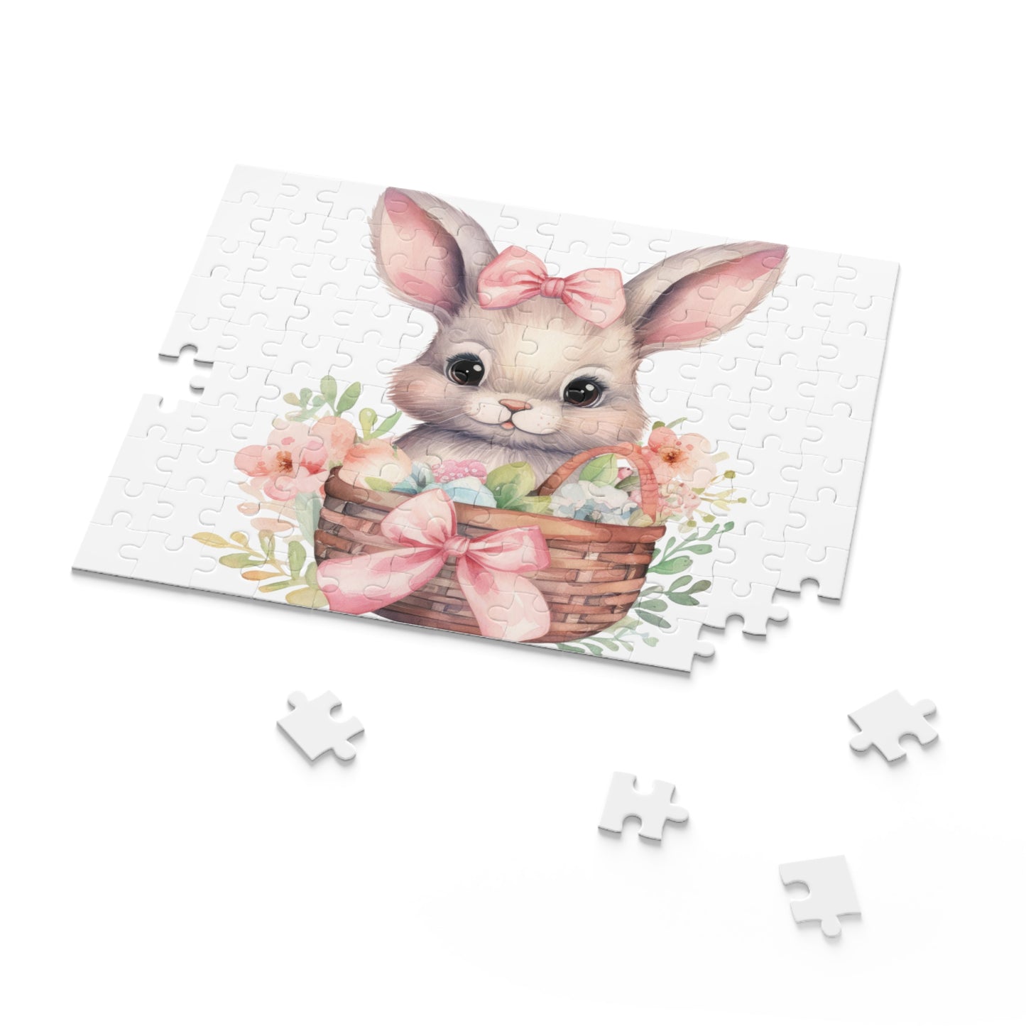 Personalised/Non-Personalised Puzzle, Easter Bunny (120, 252, 500-Piece)