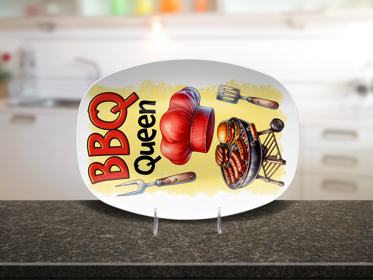 BBQ Queen 10"x14" Platter