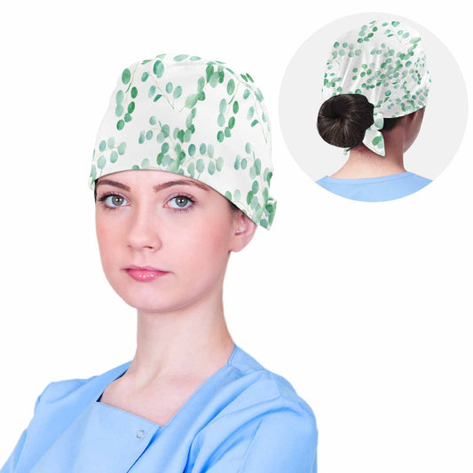 Nurse Scrub Cap Eucalyptus  Scrub Cap