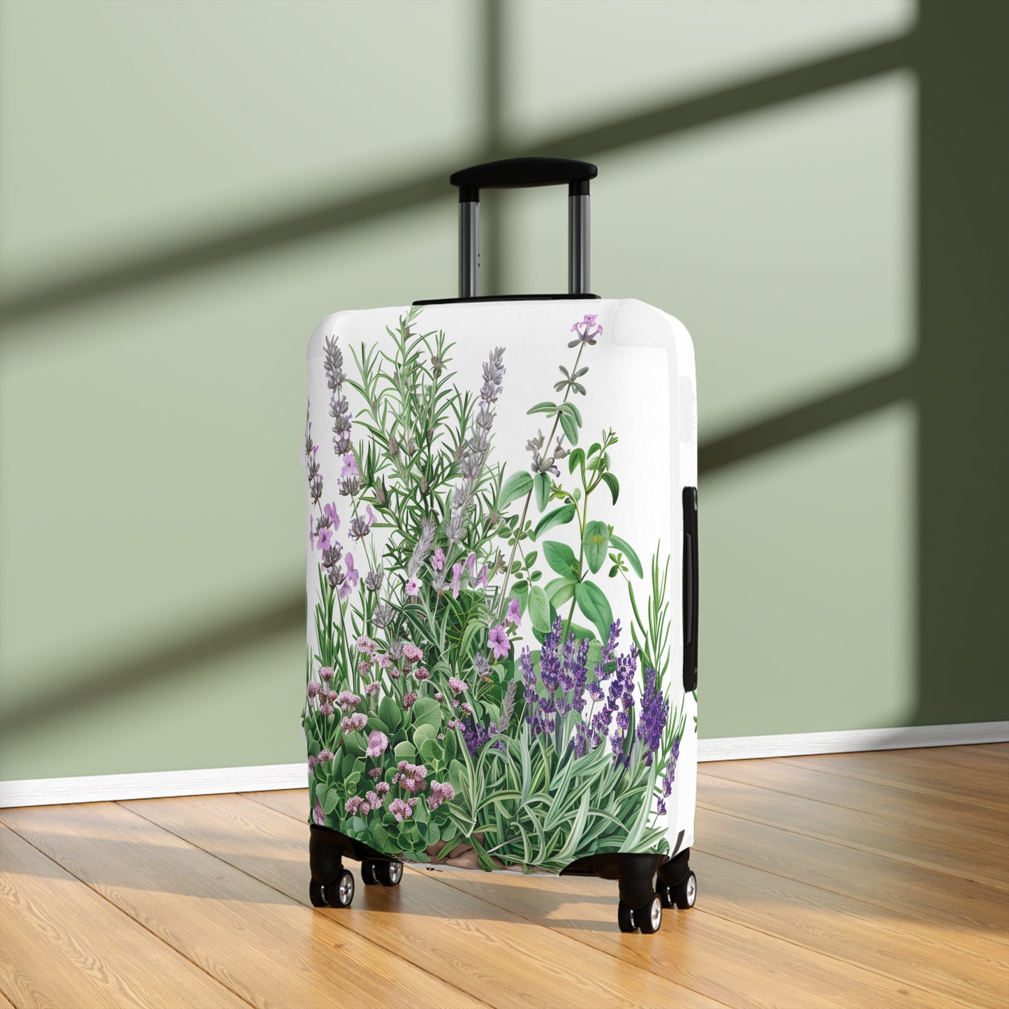 Luggage Cover, Floral, Lavender, awd-3039