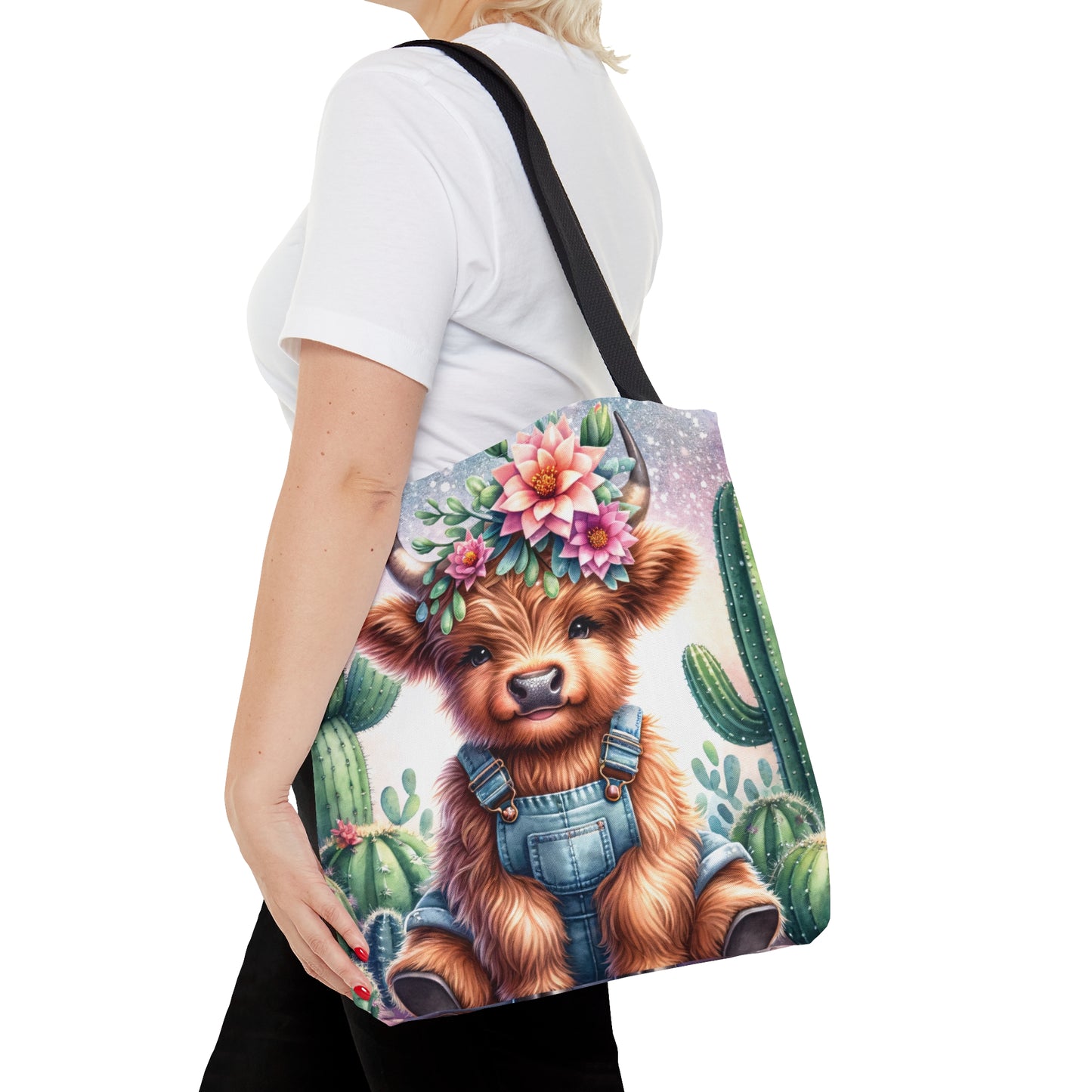 Tote Bag, Highland Cow, Personalised/Non-Personalised Tote bag