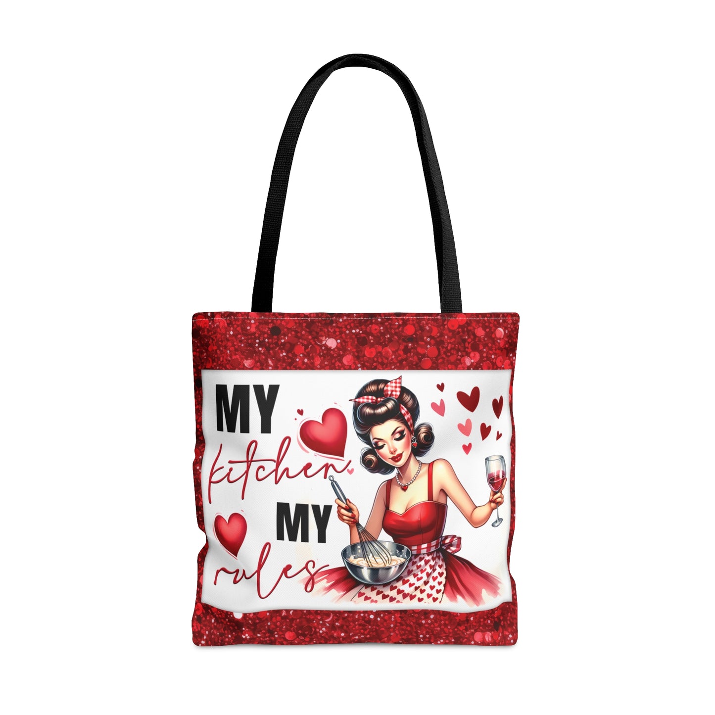 Tote Bag, Retro, My Kitchen My Rules