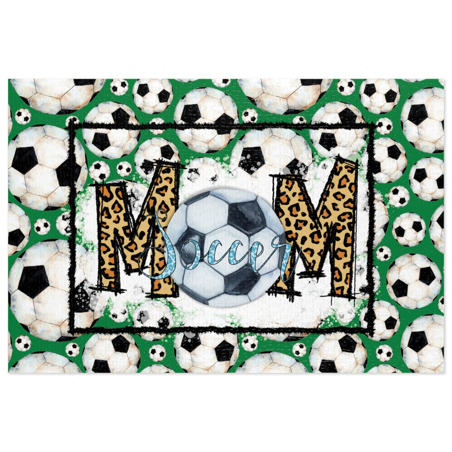 Jigsaw Puzzle, Soccer, Mom, Personalised/Non-Personalised (30, 110, 252, 500,1000-Piece)