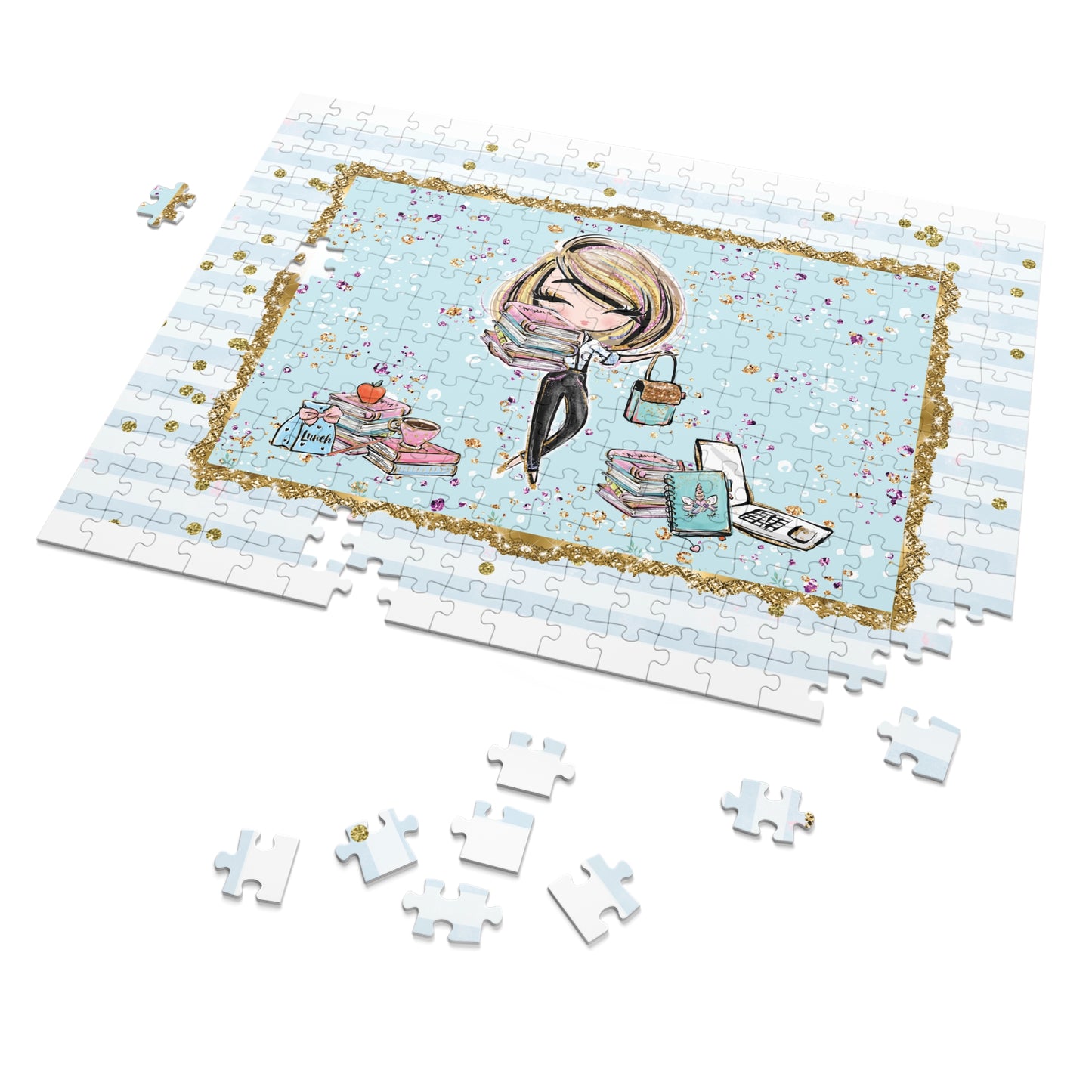 Jigsaw Puzzle, Teacher, Personalised/Non-Personalised (30, 110, 252, 500,1000-Piece)