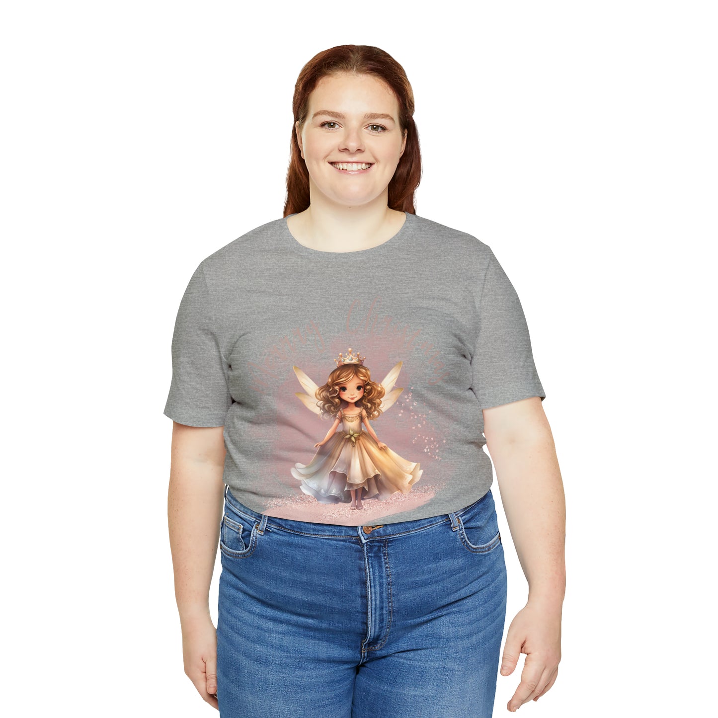 Unisex Jersey Short Sleeve Tee Christmas, Women's Fairy T-shirt -A00004