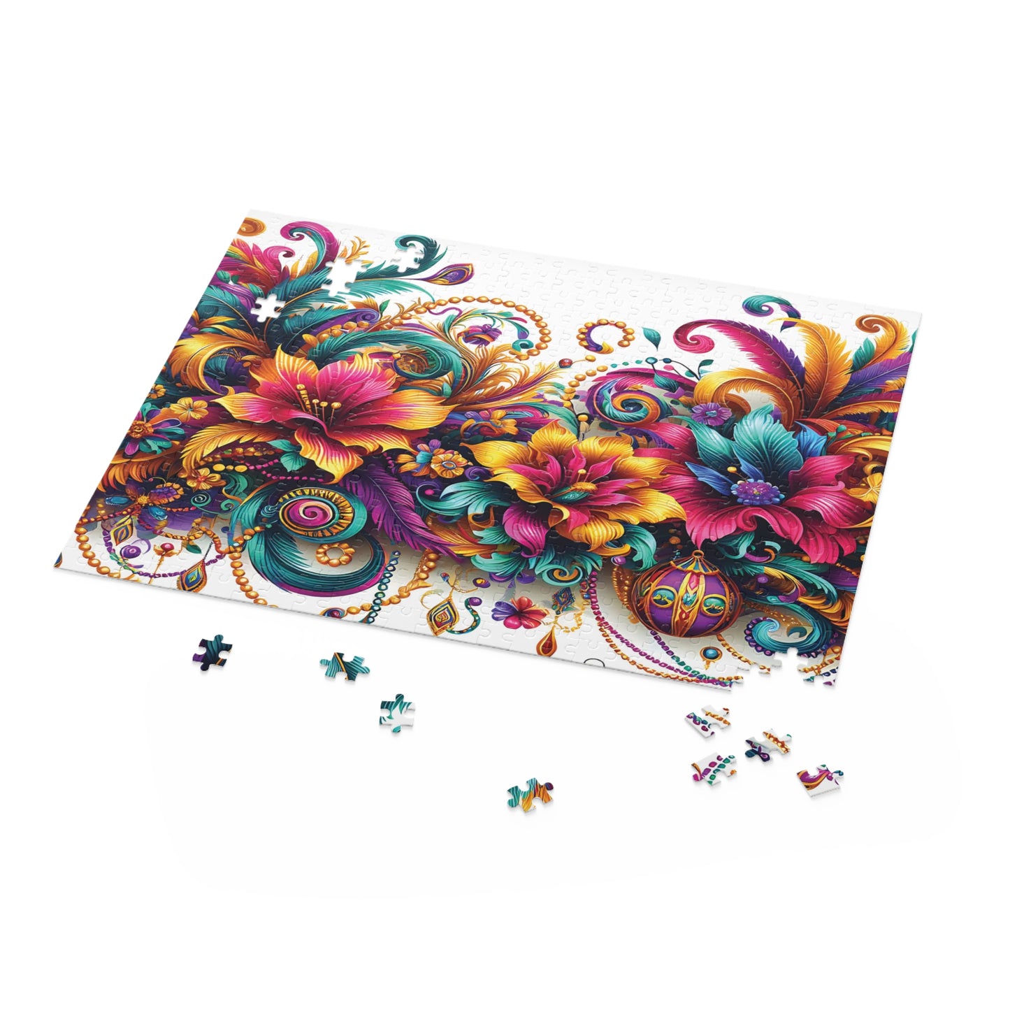 Personalised/Non-Personalised Puzzle, Floral (120, 252, 500-Piece)