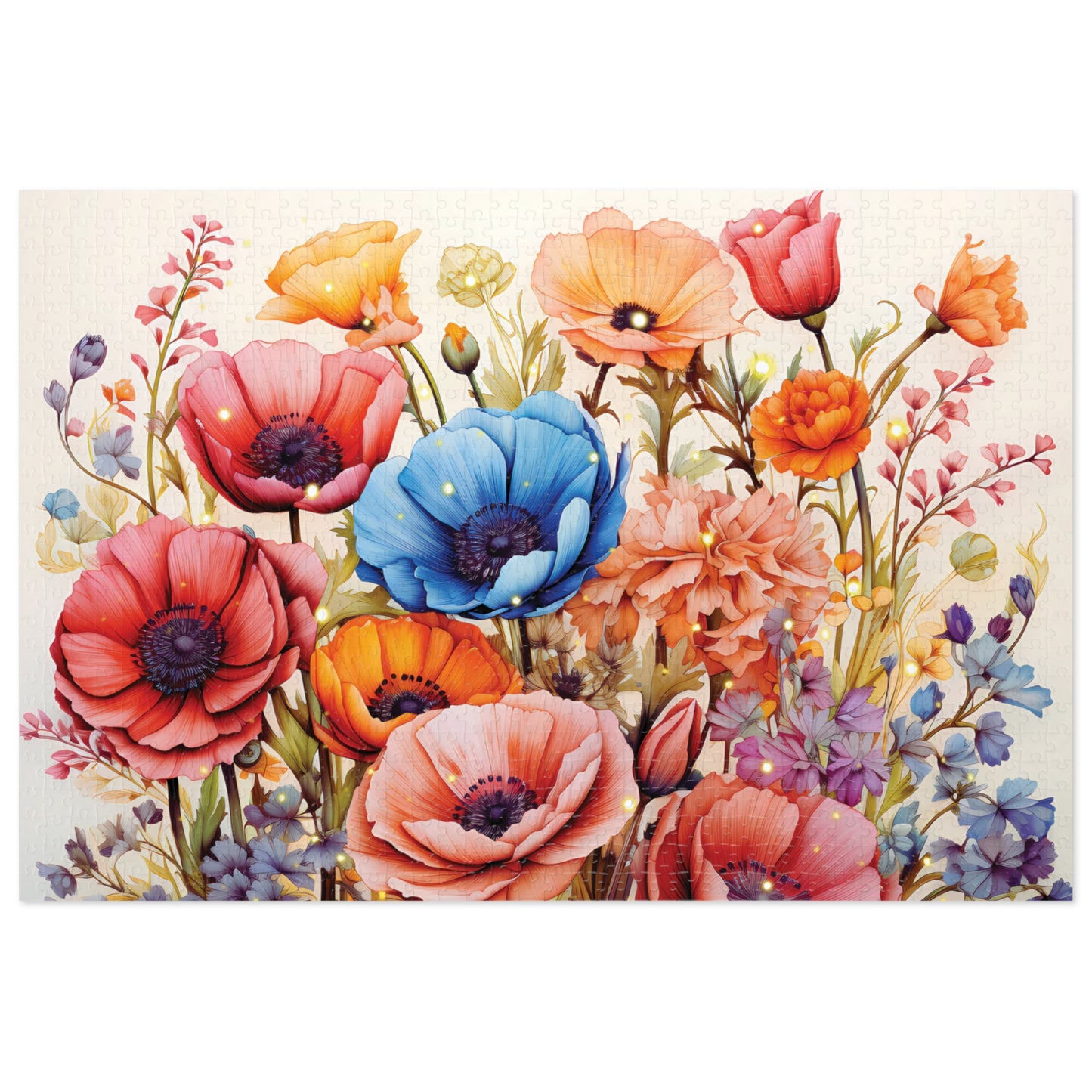 Jigsaw Puzzle, Floral, Personalised/Non-Personalised (30, 110, 252, 500,1000-Piece)