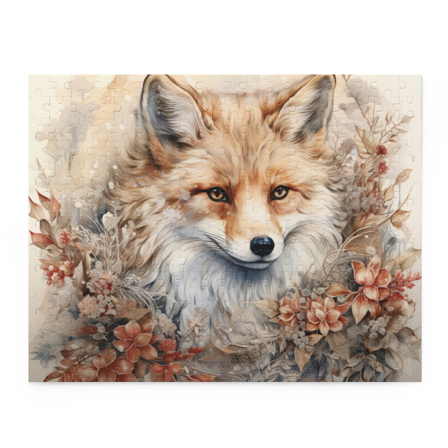 Personalised/Non-Personalised Puzzle, Fox (120, 252, 500-Piece)