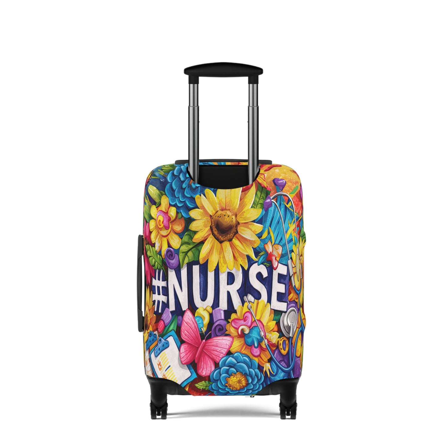 Luggage Cover, Floral, Nurse, awd-1728