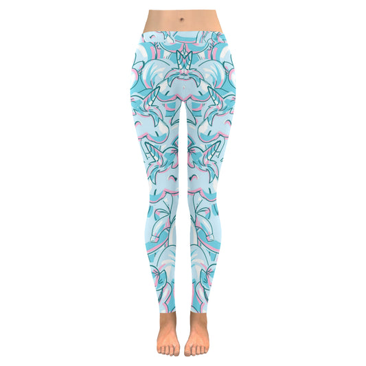 Unicorn Women's Low Rise Leggings (Invisible Stitch)