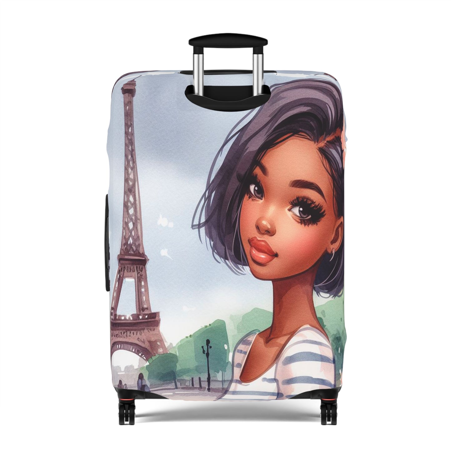 Luggage Cover, Just a Girl Who loves Travelling, awd-2102