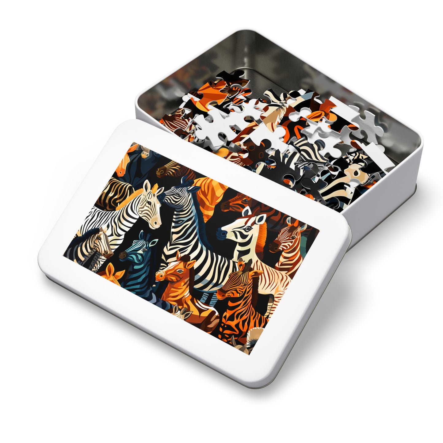 Jigsaw Puzzle, Zebra, Personalised/Non-Personalised (30, 110, 252, 500,1000-Piece)