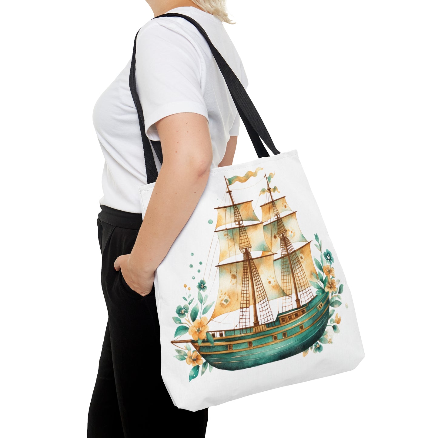 Tote Bag, Nautical bag, Beach Tote Bag