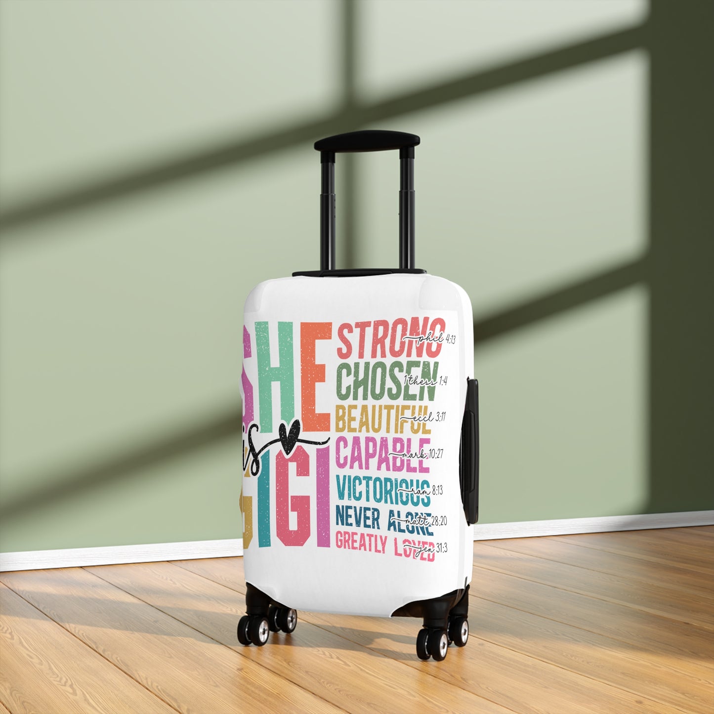 Luggage Cover, She is GiGi, awd-5019