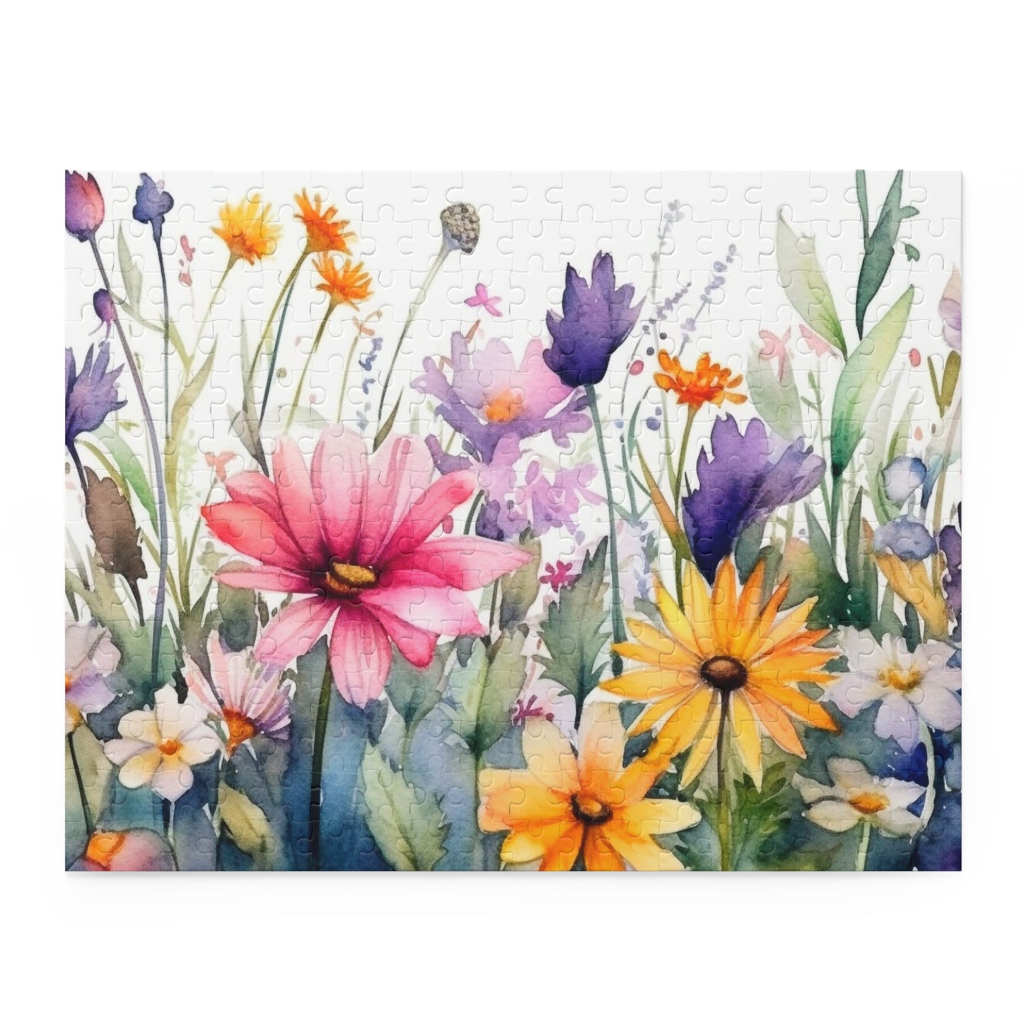 Personalised/Non-Personalised Puzzle, Floral (120, 252, 500-Piece)