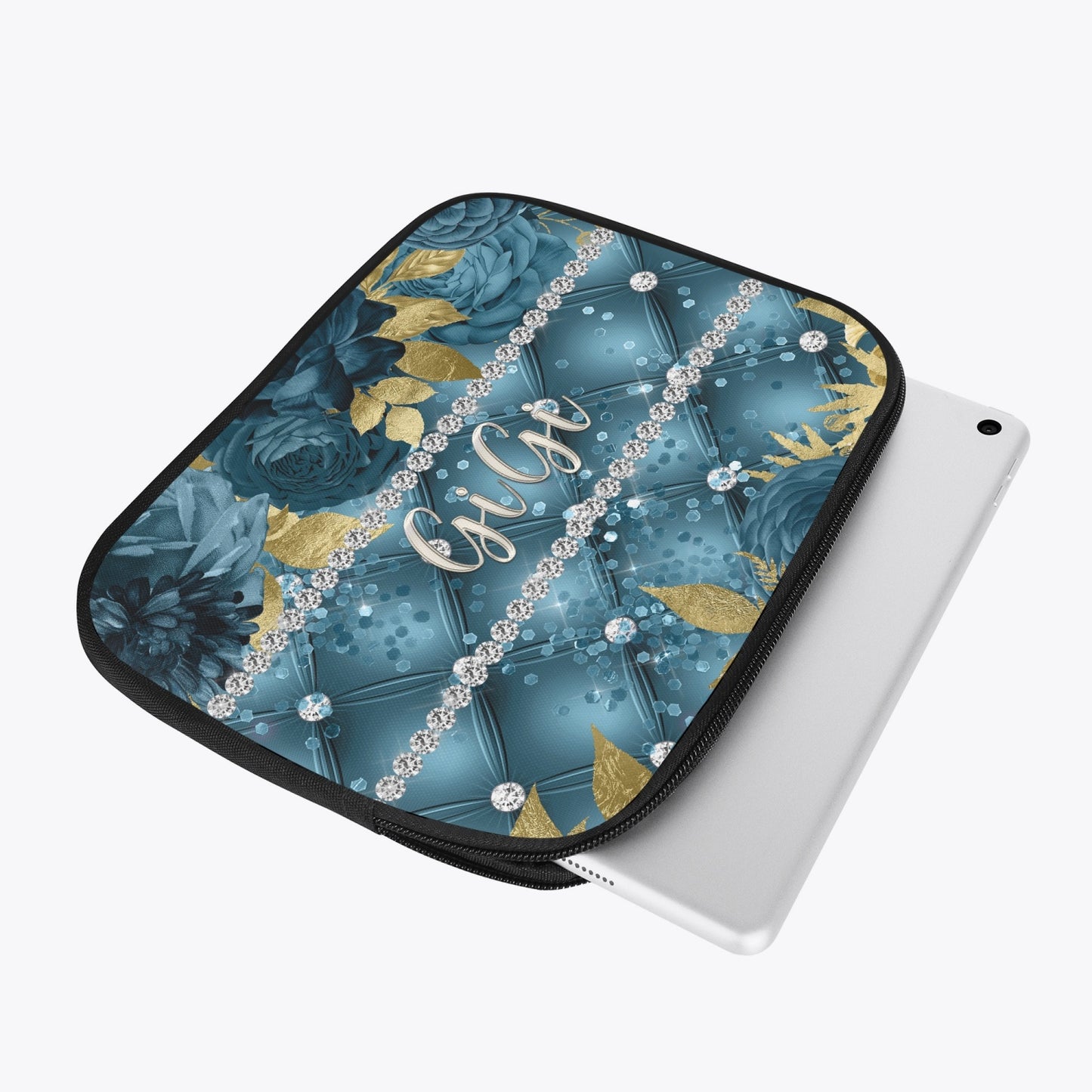 Tablet Sleeve - Teal Floral - GiGi