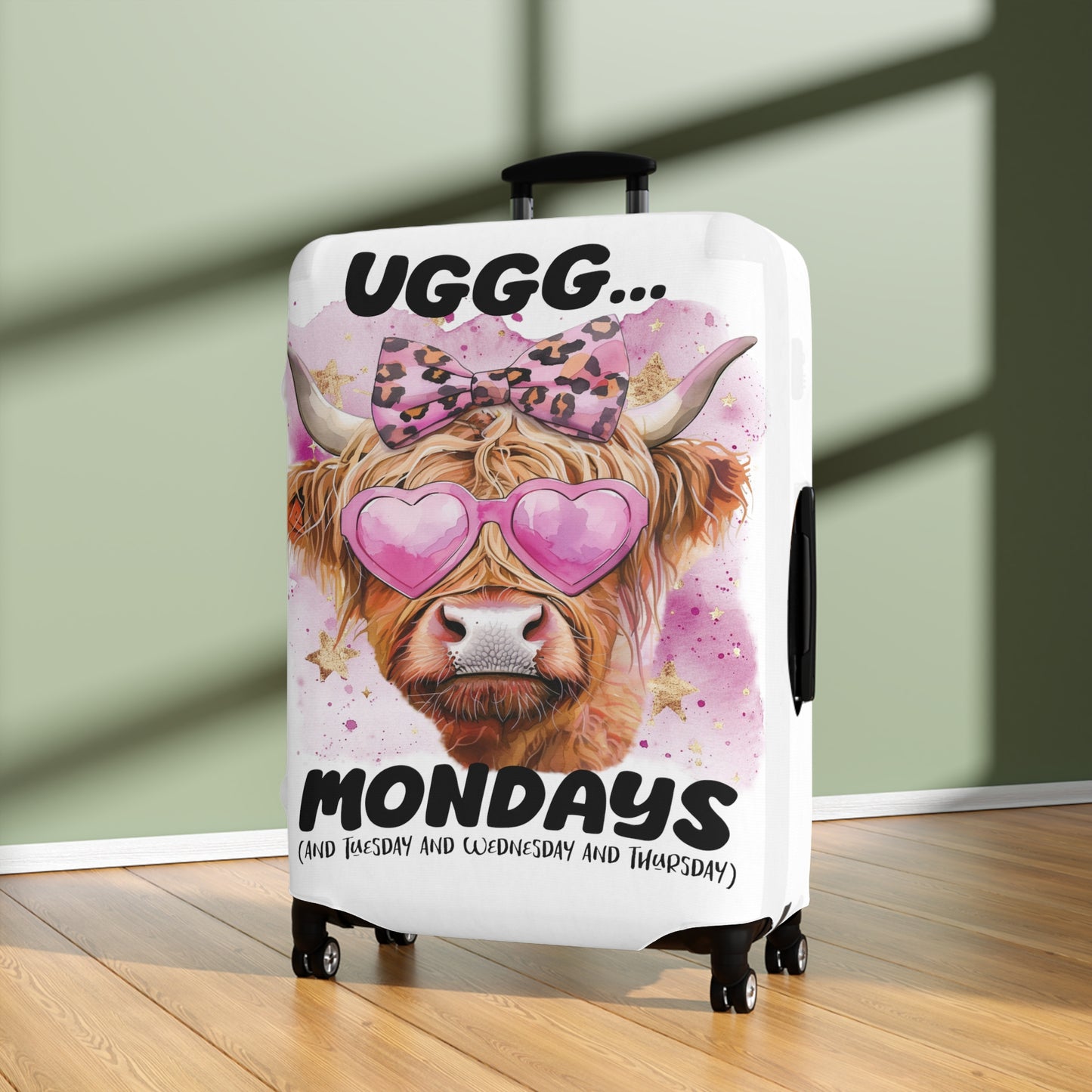 Luggage Cover, Highland Cow, awd-4019