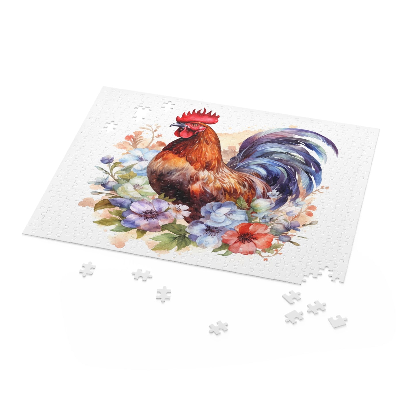 Personalised/Non-Personalised Puzzle, Chicken/Rooster (120, 252, 500-Piece)