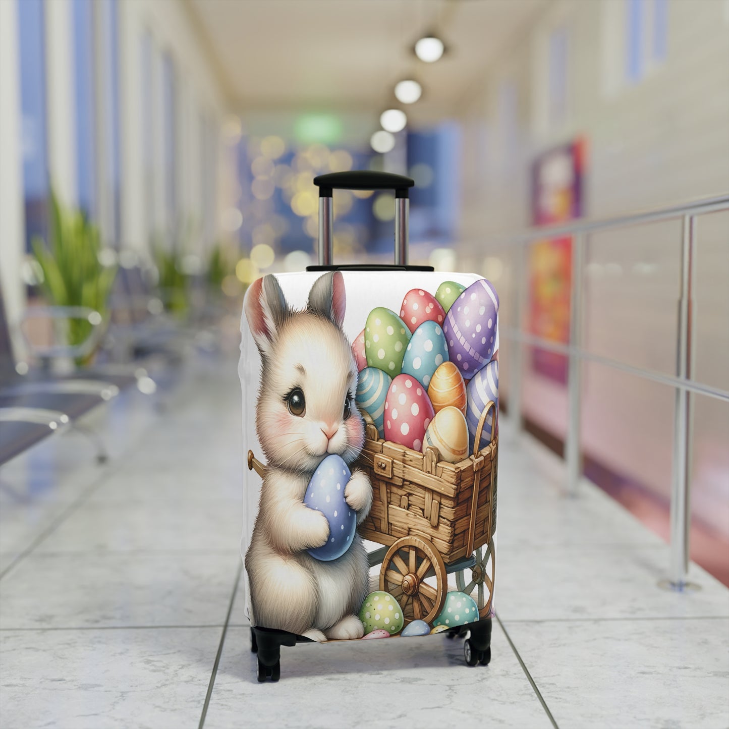 Luggage Cover, Easter, Rabbit, awd-1154