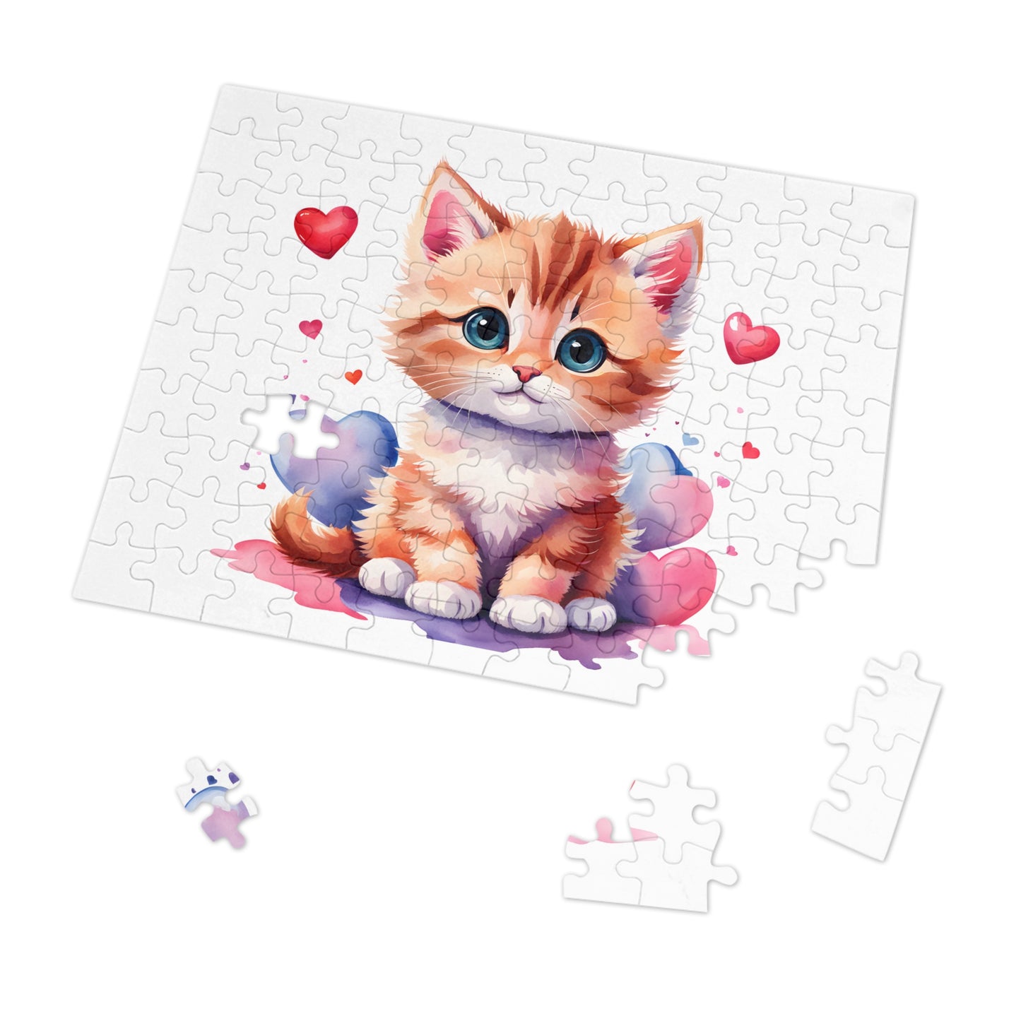 Jigsaw Puzzle, Cat, Personalised/Non-Personalised (30, 110, 252, 500,1000-Piece)