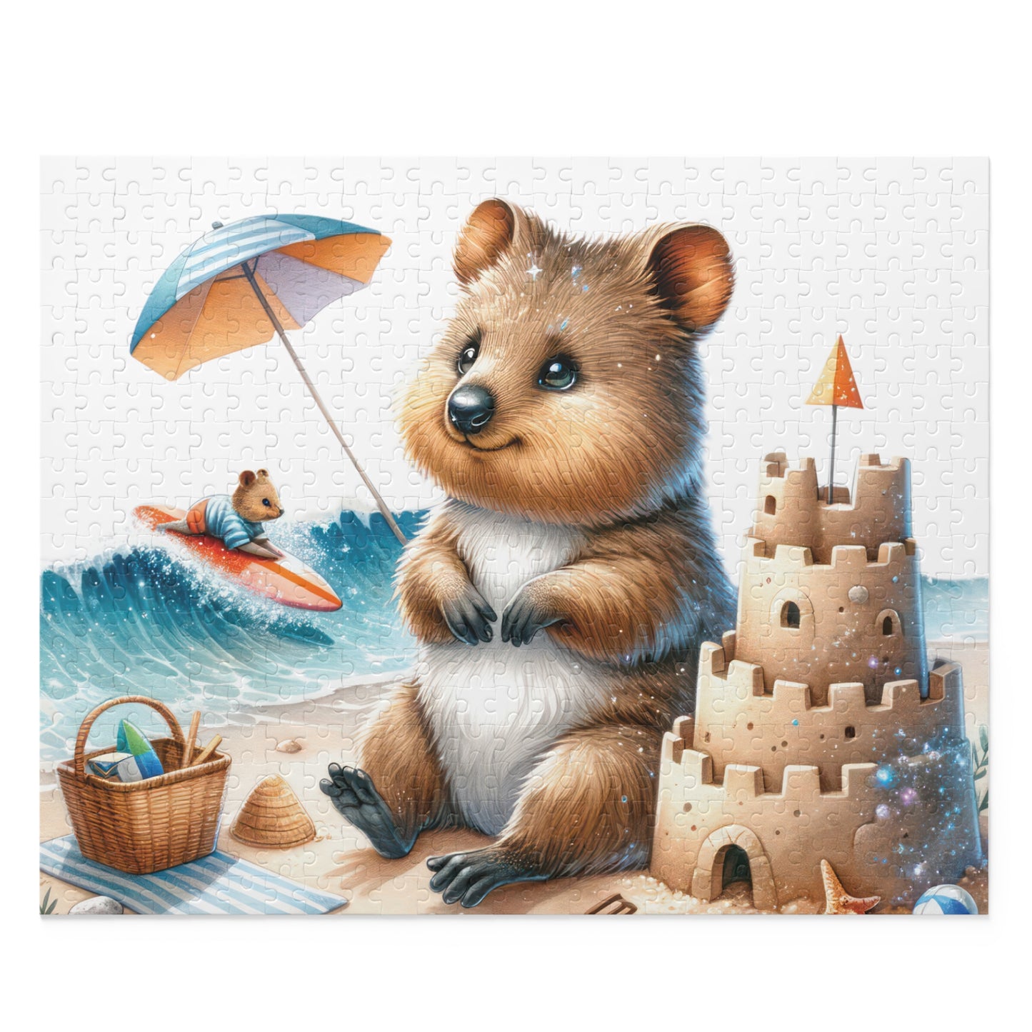 Personalised/Non-Personalised Puzzle, Quokka (120, 252, 500-Piece)