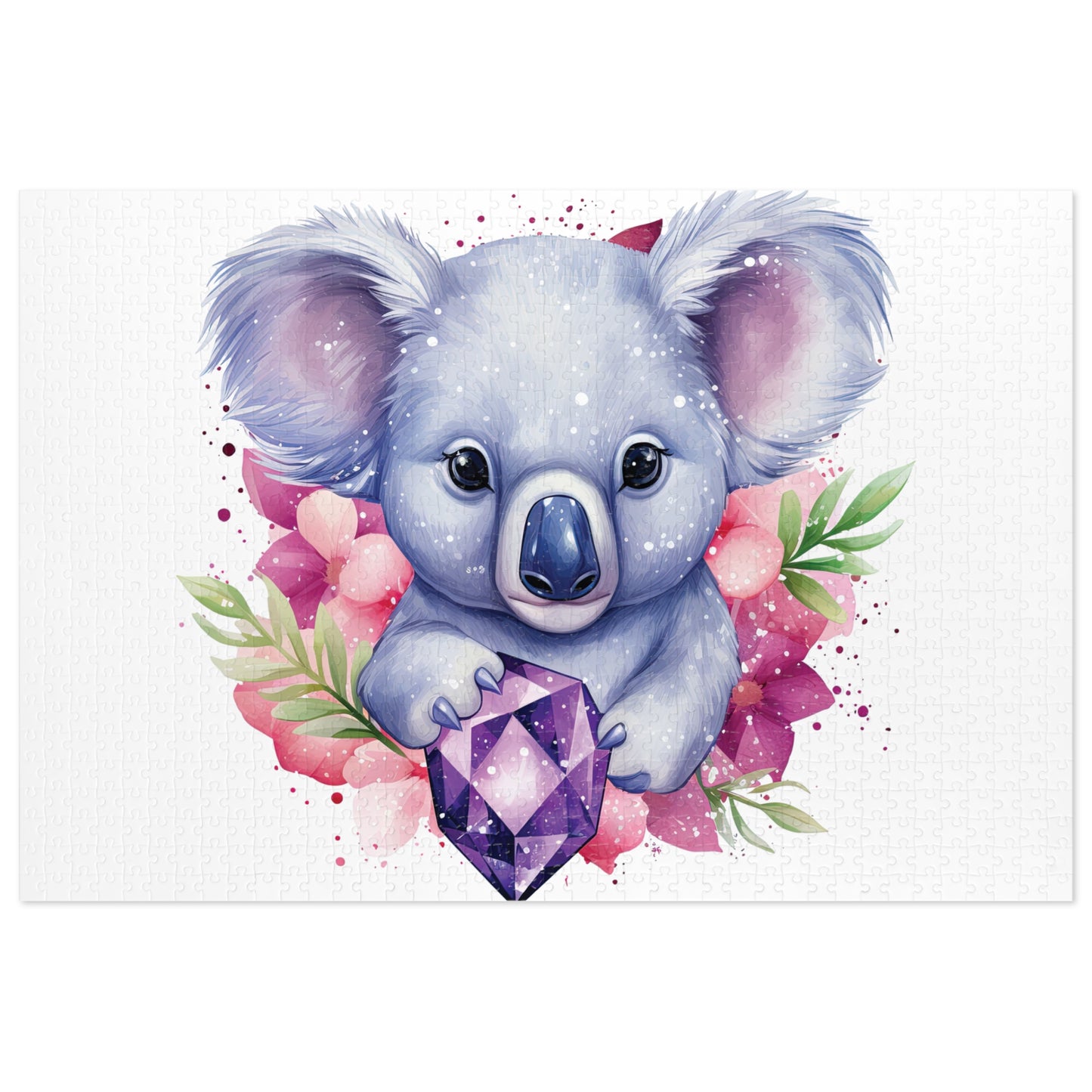 Jigsaw Puzzle in Tin, Australian Animals, Koala, Personalised/Non-Personalised, awd-507 (30, 110, 252, 500,1000-Piece)