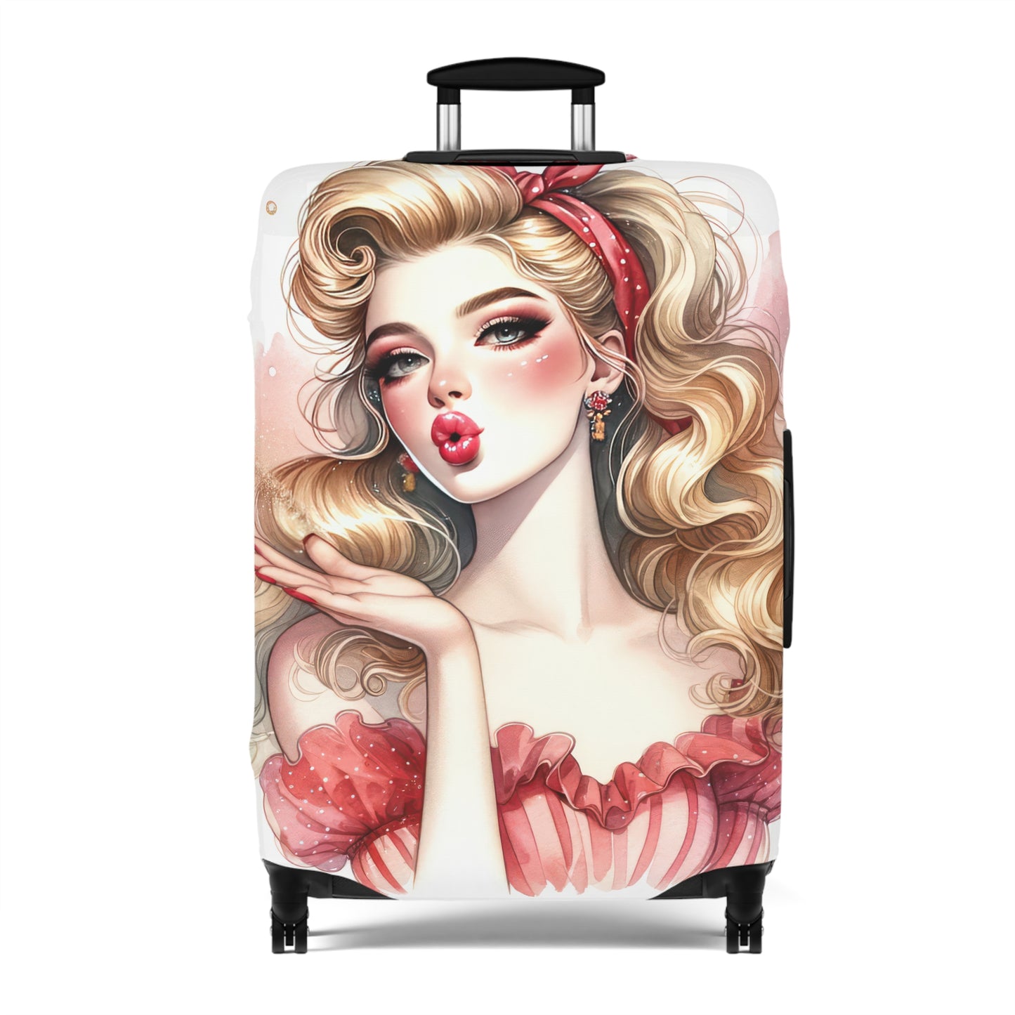 Luggage Cover, Coquette Girl, awd-1464