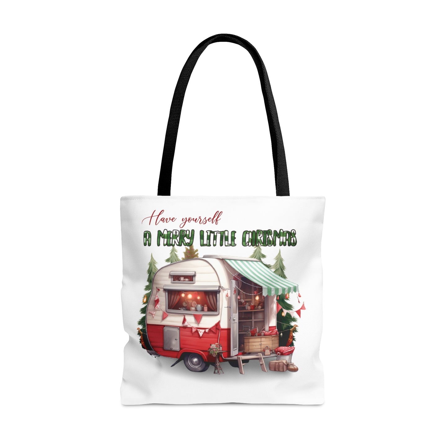 Tote Bag, Christmas, Camper