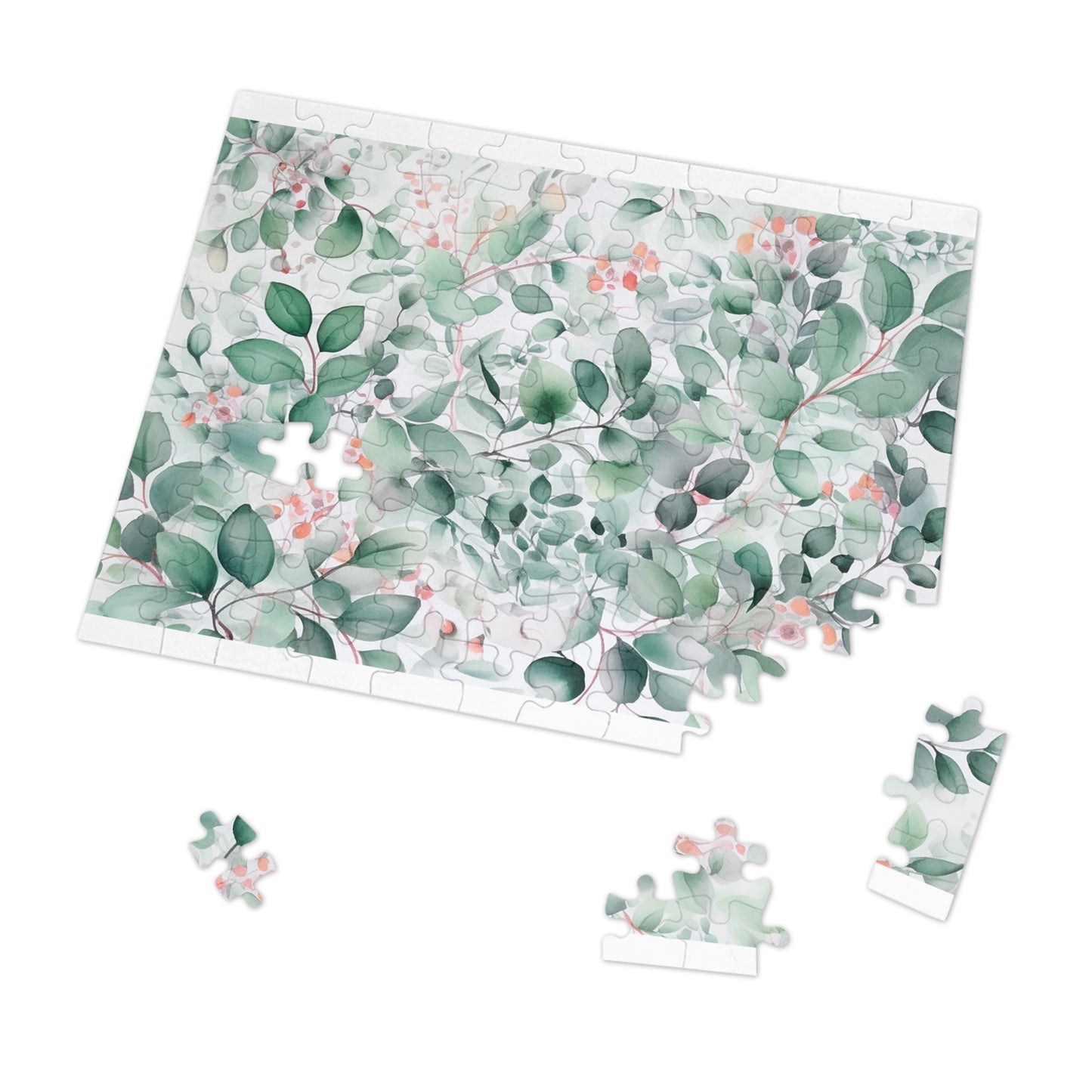 Jigsaw Puzzle, Eucalyptus Leaves, Personalised/Non-Personalised (30, 110, 252, 500,1000-Piece)