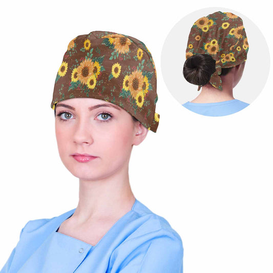 Sunflowers  Scrub Cap