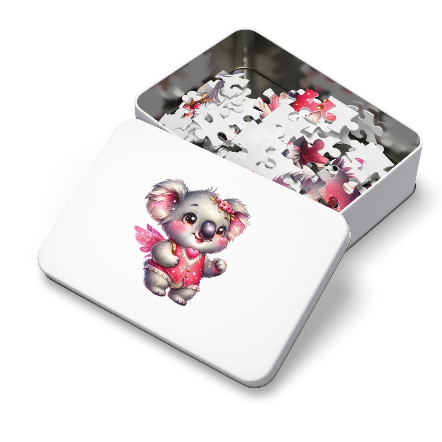 Jigsaw Puzzle in Tin, Australian Animals, Koala, Fairy, Personalised/Non-Personalised, awd-1326 (30, 110, 252, 500,1000-Piece)