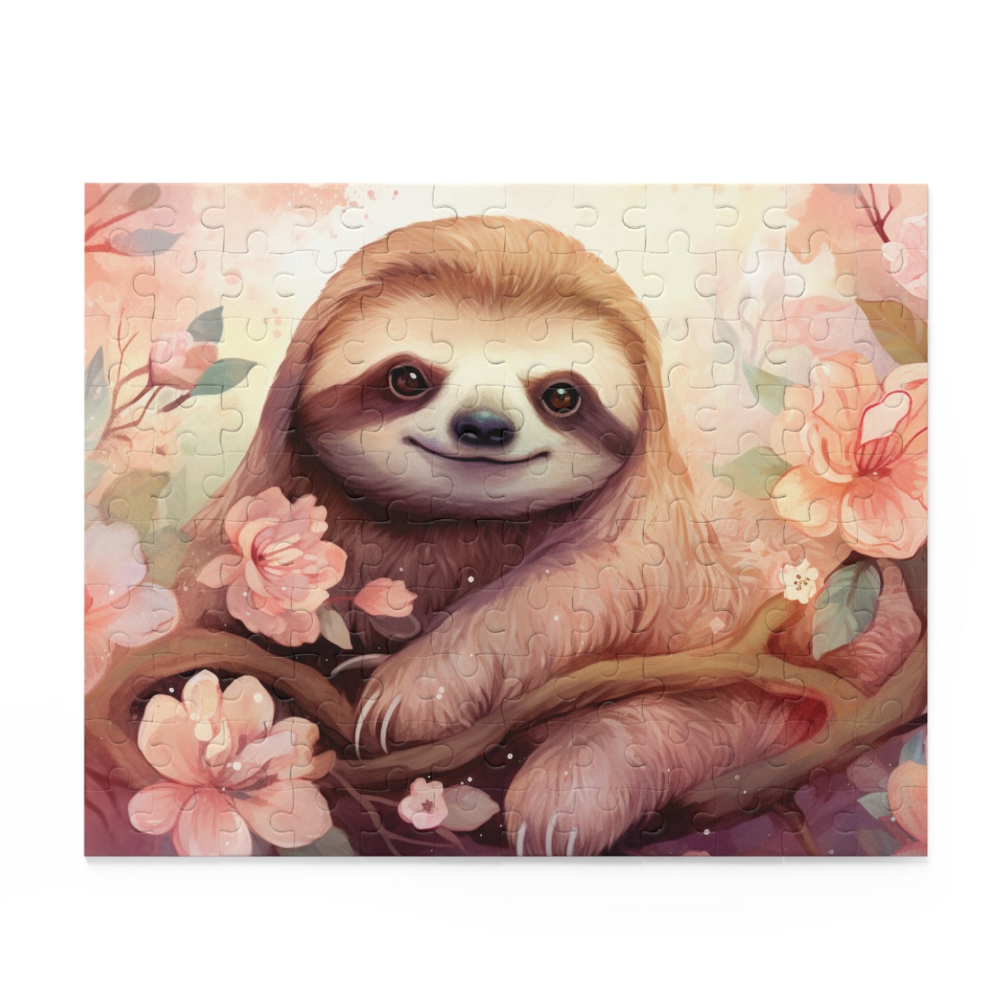 Personalised/Non-Personalised Puzzle, Sloth (120, 252, 500-Piece)