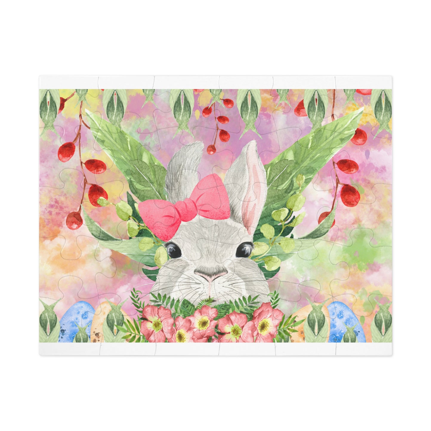 Puzzle, Easter, Rabbit, Personalised/Non-Personalised (30, 110, 252, 500,1000-Piece) awd-630