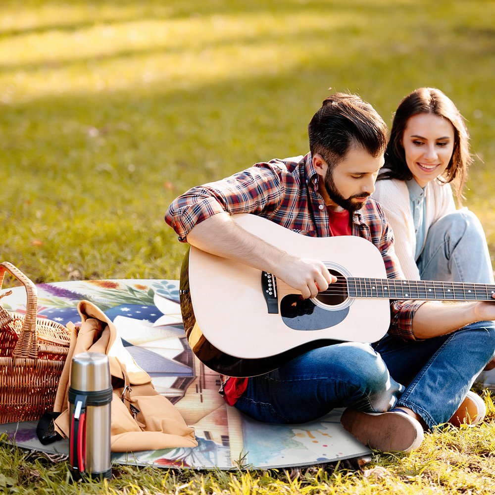 Round Picnic Mat Round outdoor picnic mat