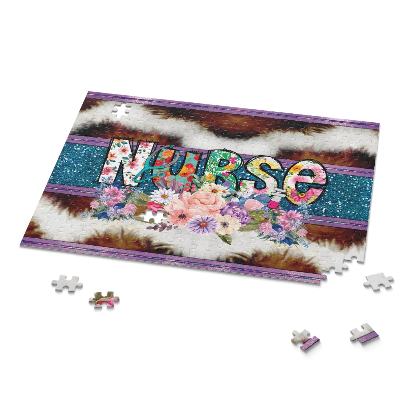 Personalised/Non-Personalised Puzzle, Nurse (120, 252, 500-Piece)