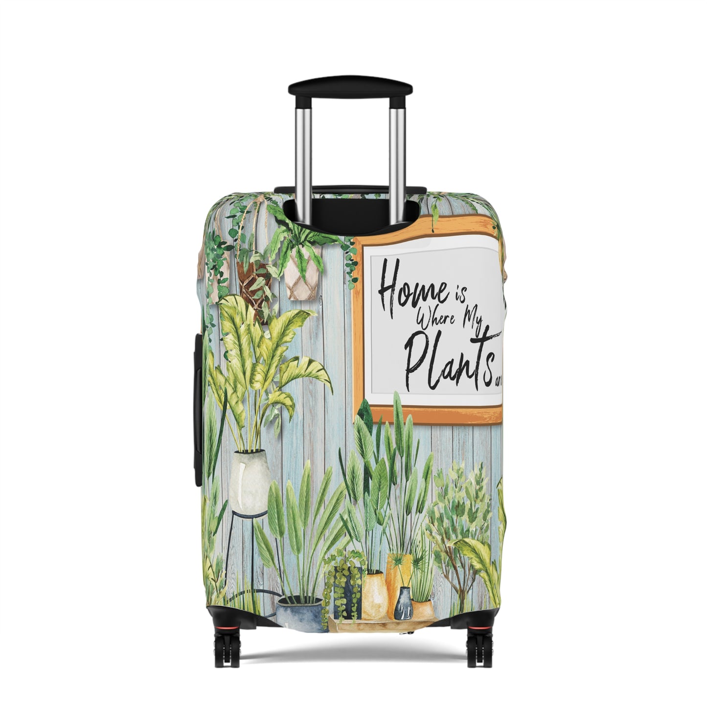 Luggage Cover, Home is where my plants are, awd-024