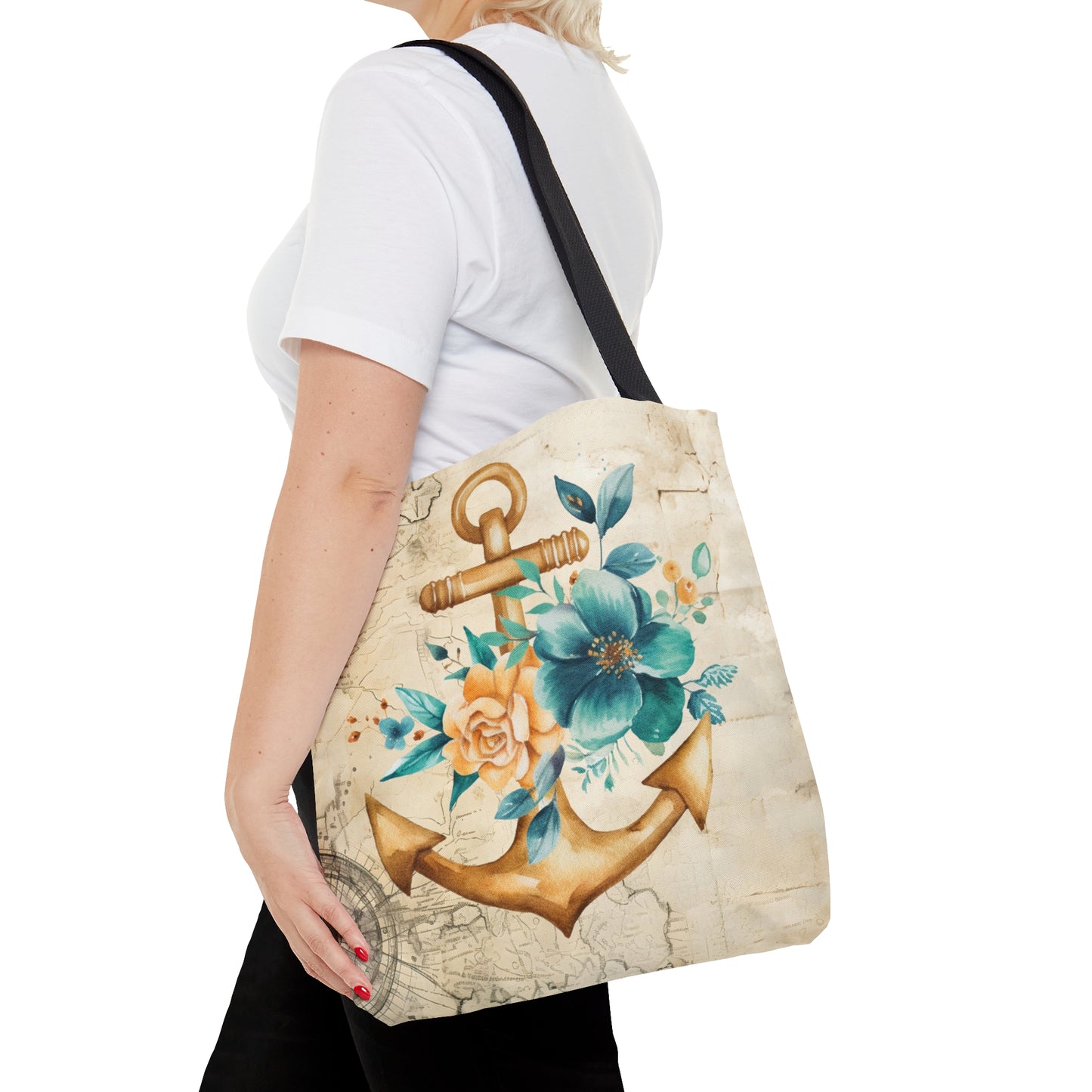 Tote Bag, Nautical bag, Beach Tote Bag