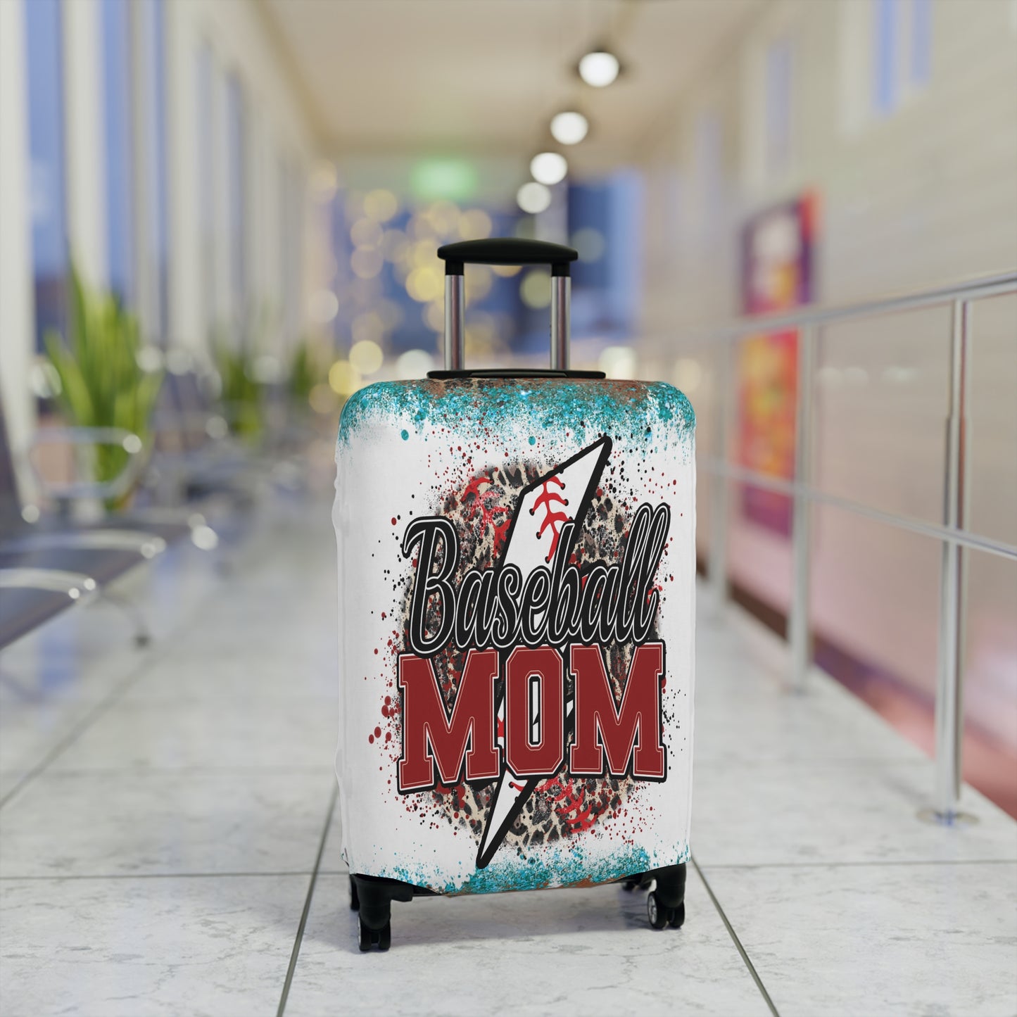 Luggage Cover, Baseball Mom, awd-310