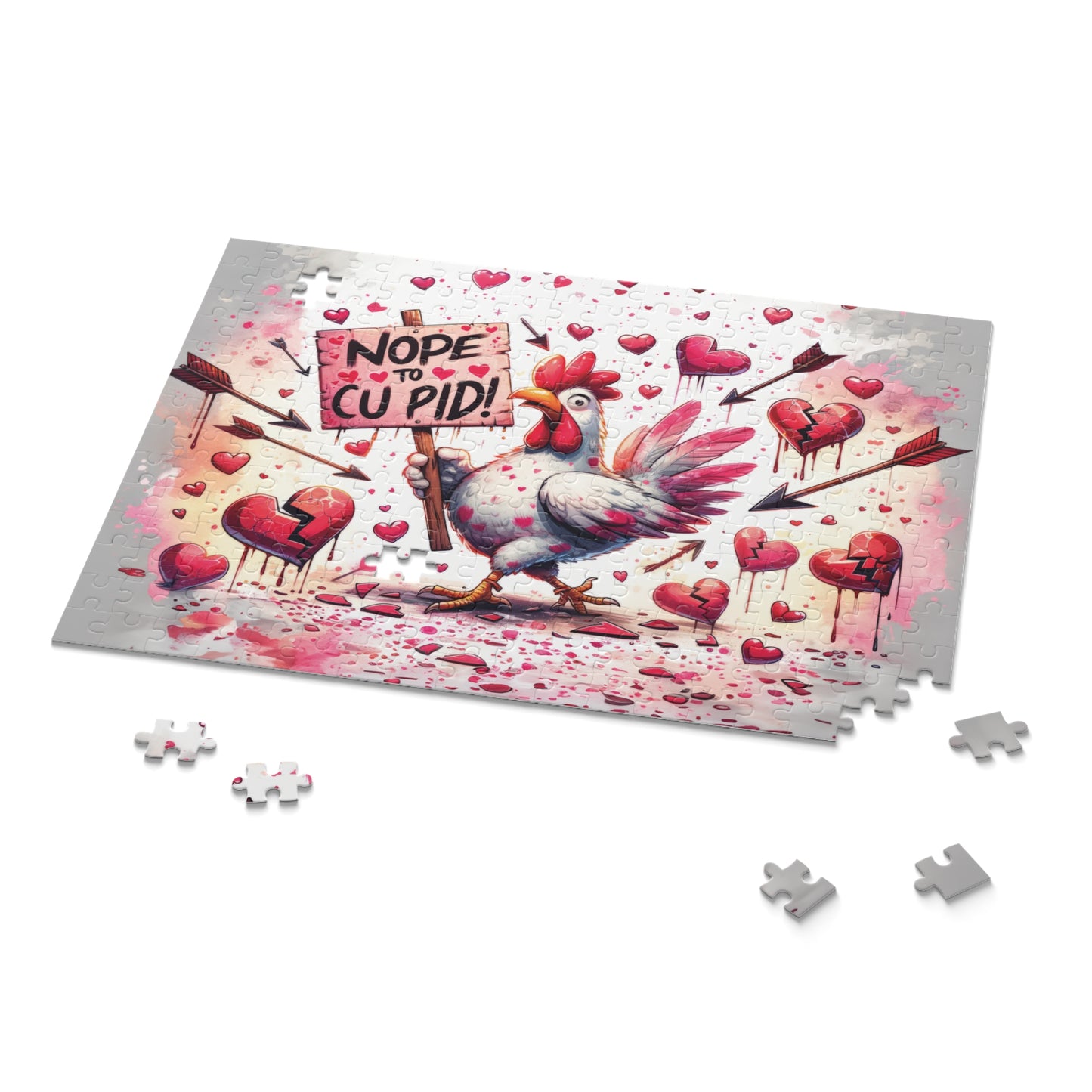 Personalised/Non-Personalised Puzzle, Chicken/Rooster (120, 252, 500-Piece)