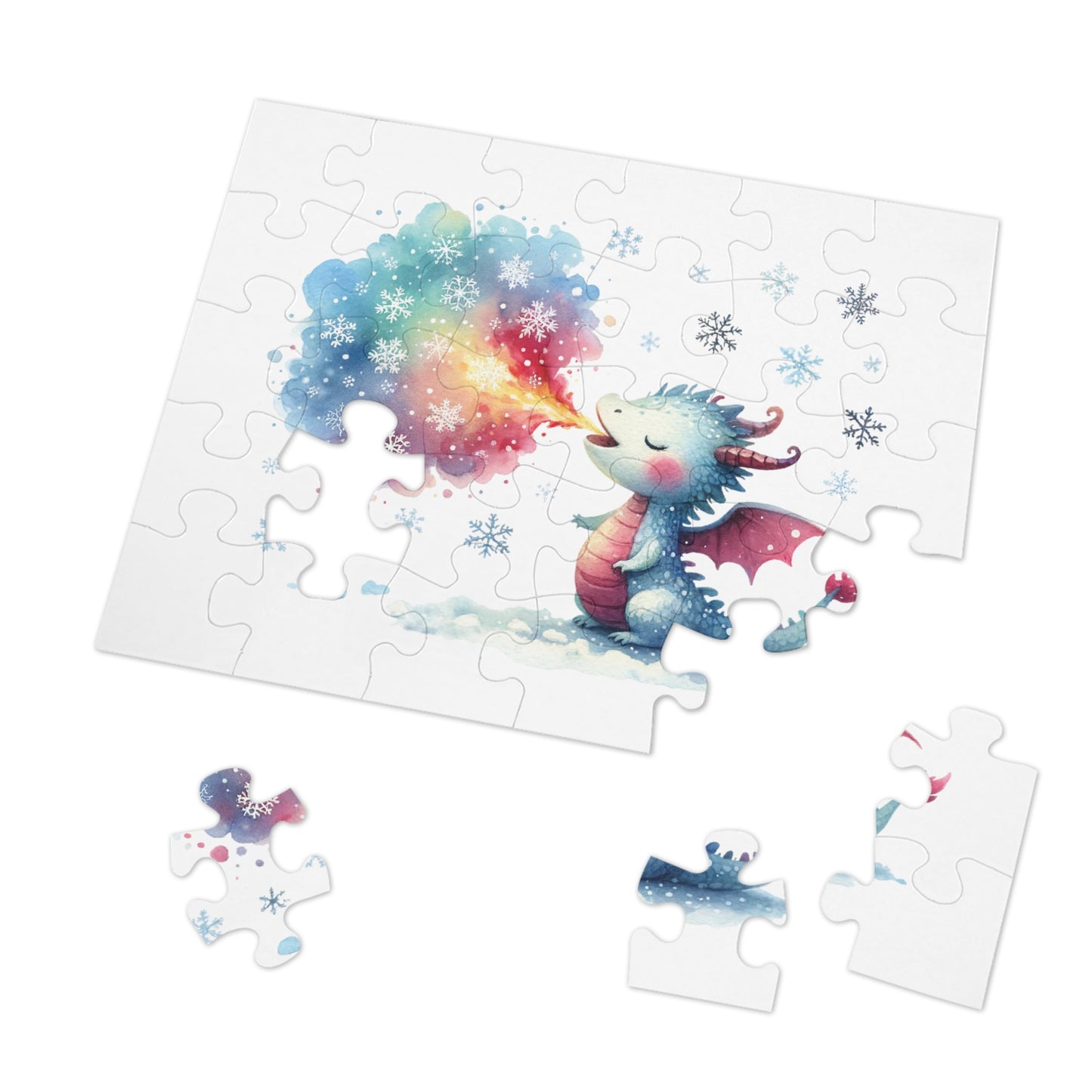 Jigsaw Puzzle, Dragon, Personalised/Non-Personalised (30, 110, 252, 500,1000-Piece)