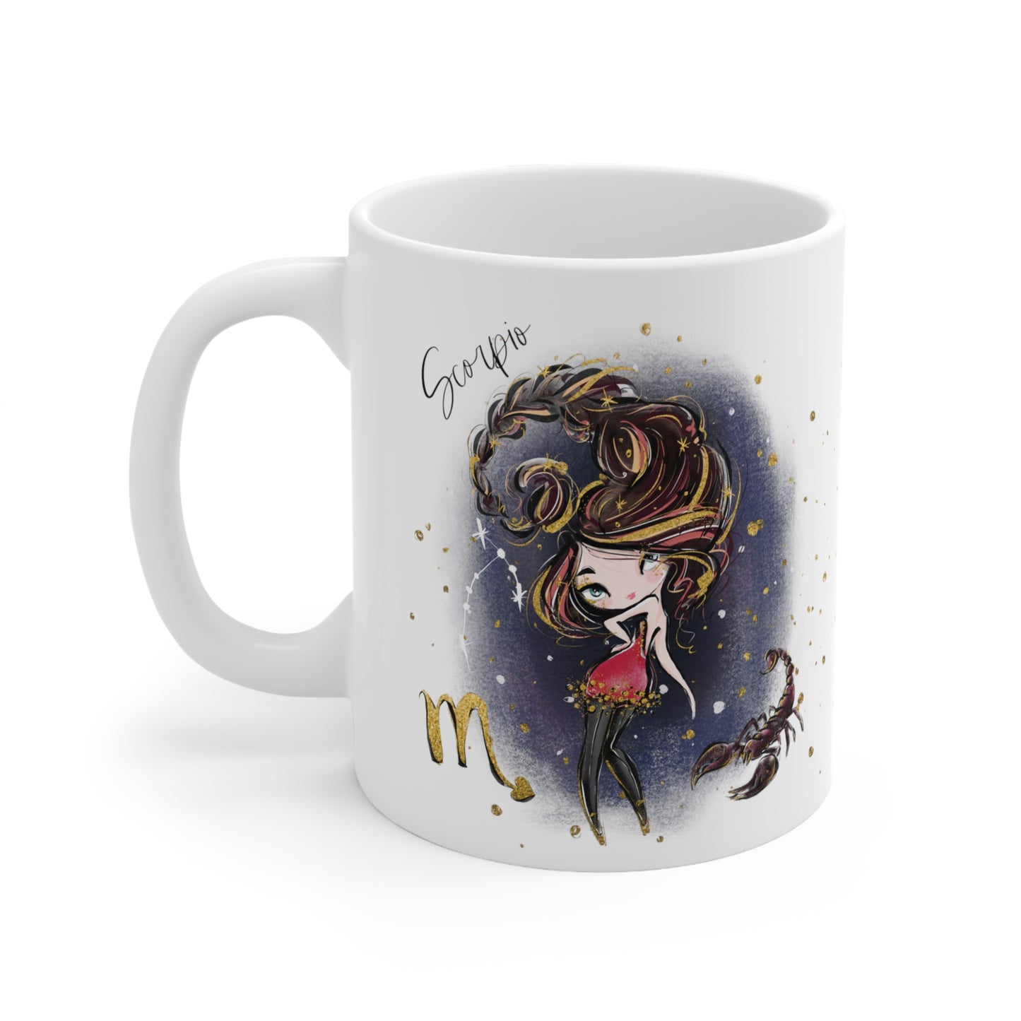 Zodiac Sign, Scorpio, Ceramic Mug 11oz