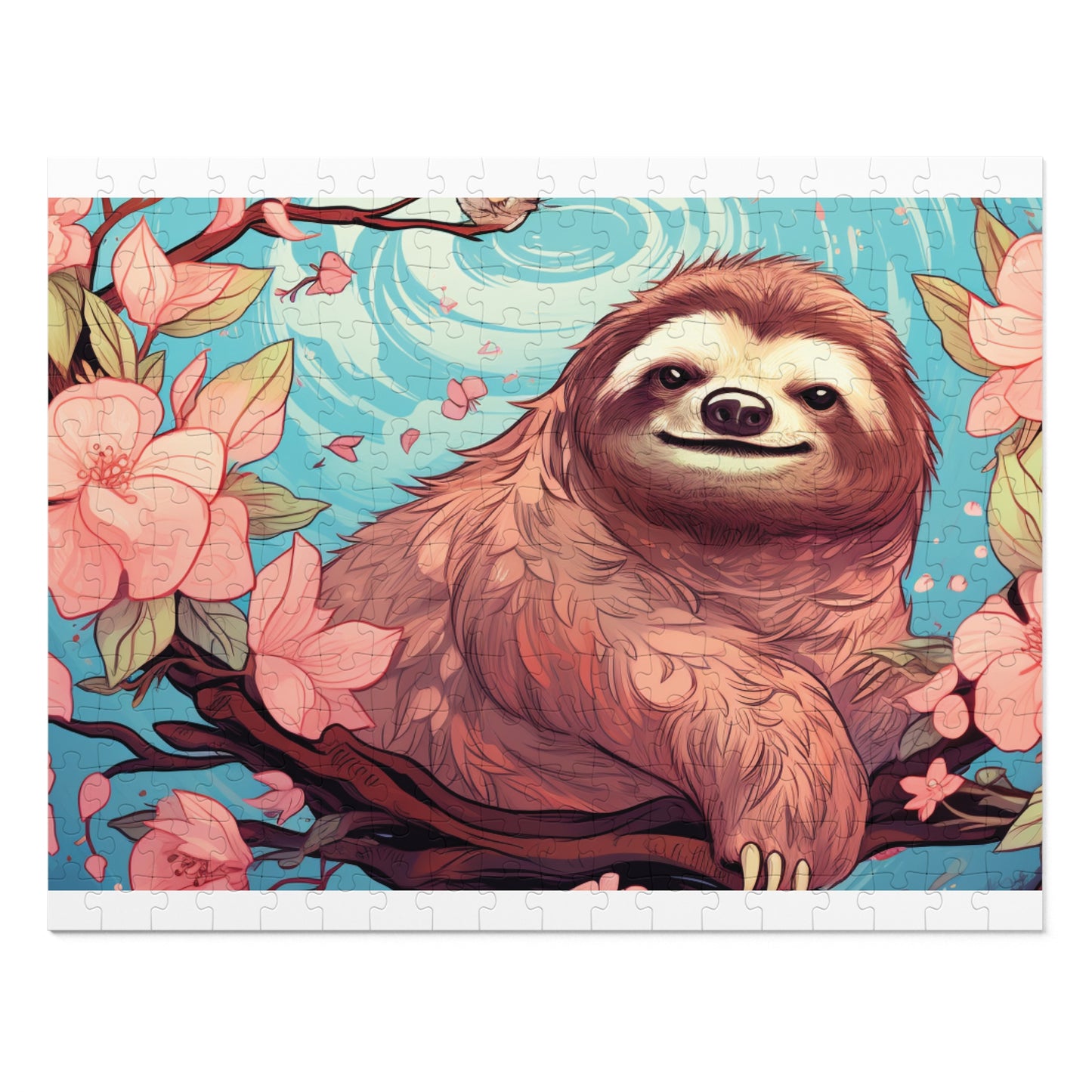 Jigsaw Puzzle, Sloth, Personalised/Non-Personalised (30, 110, 252, 500,1000-Piece)