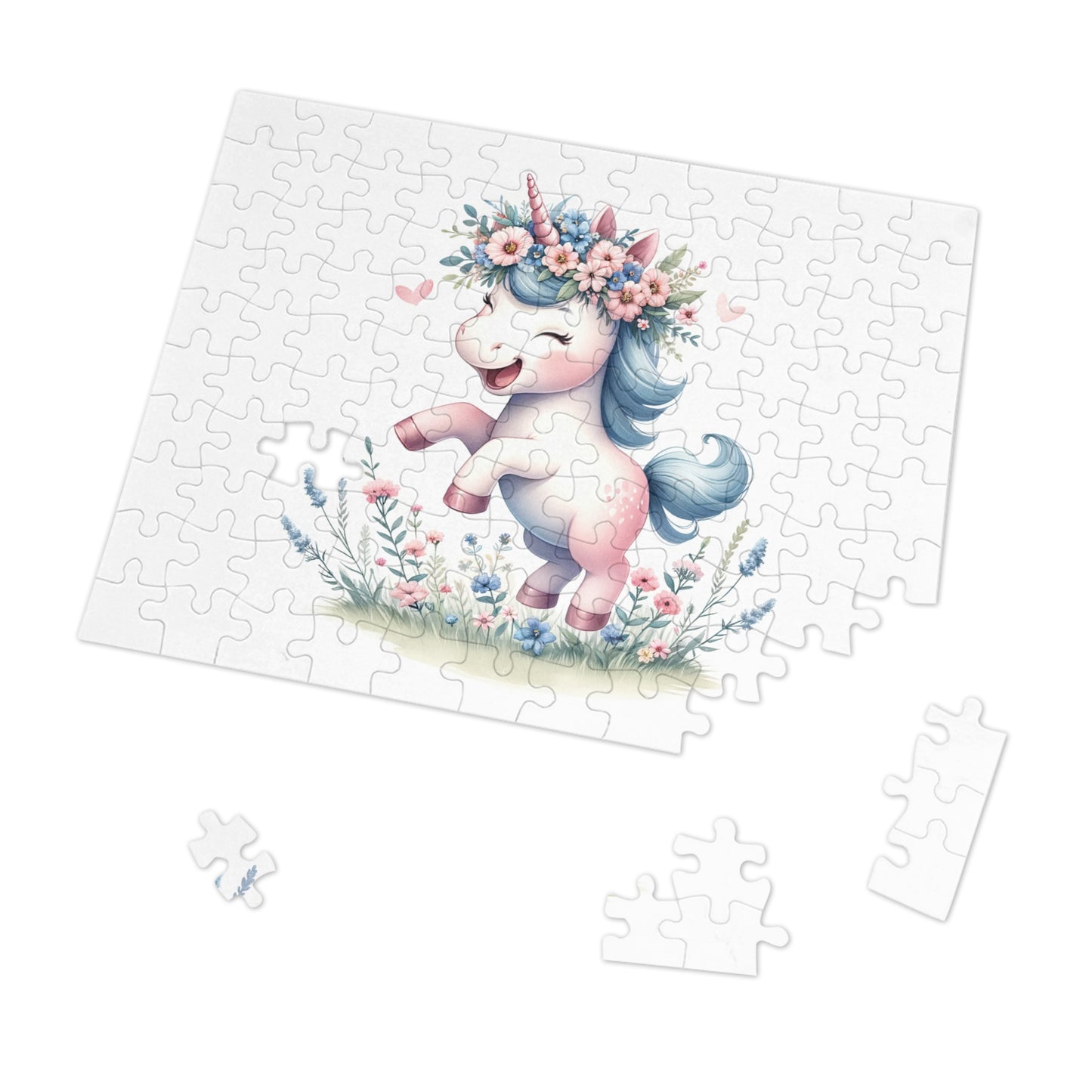 Jigsaw Puzzle, Unicorn, Personalised/Non-Personalised (30, 110, 252, 500,1000-Piece)