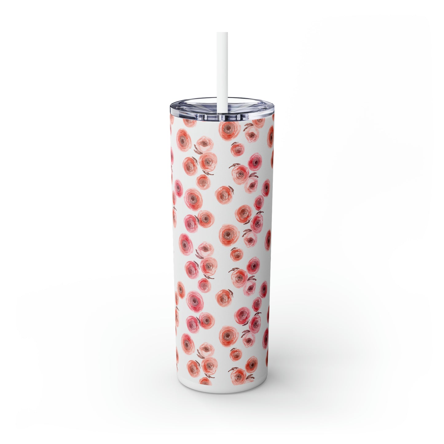 Skinny Tumbler with Straw, 20oz, Mum and Child