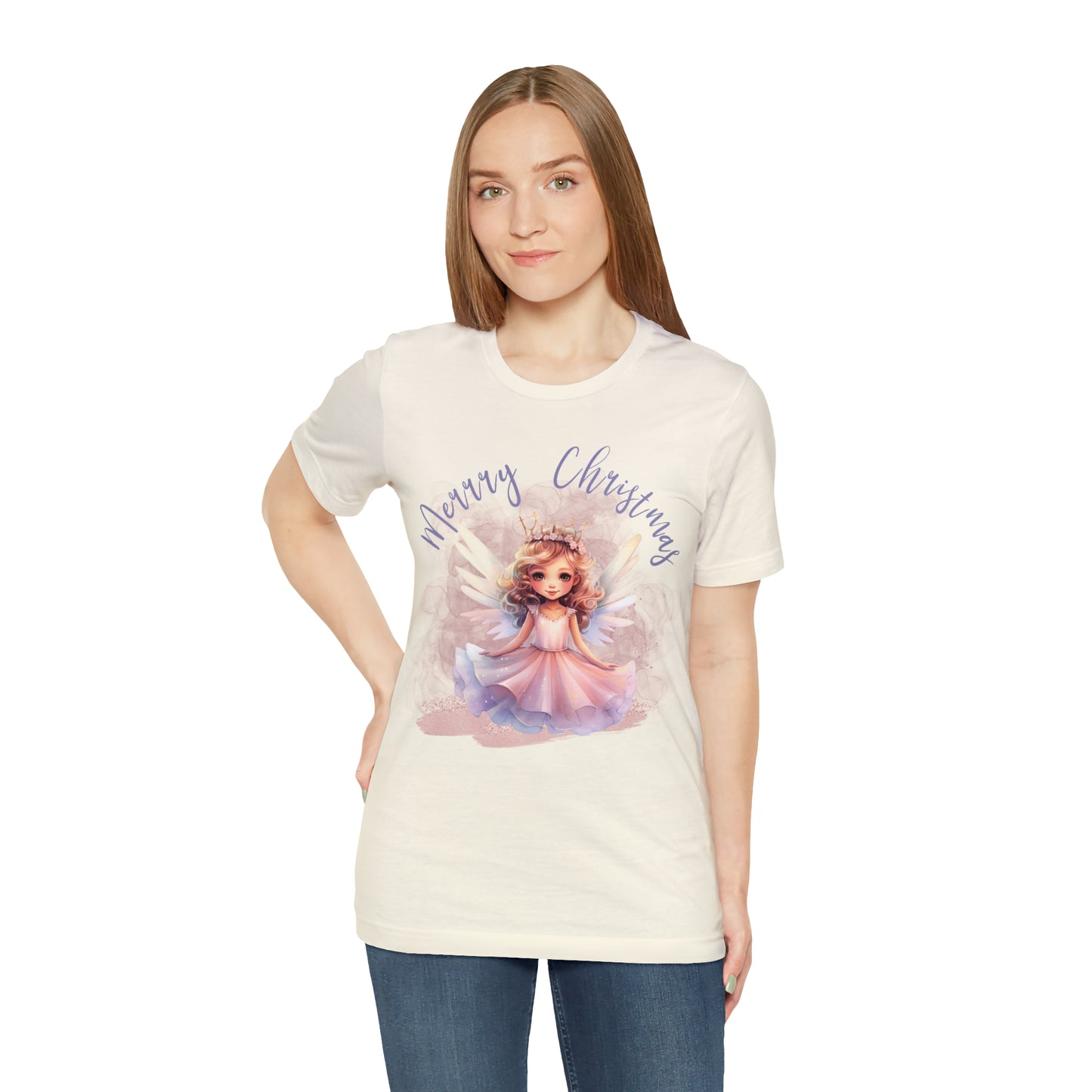 Unisex Jersey Short Sleeve Tee Christmas, Women's Fairy TShirt -A00001