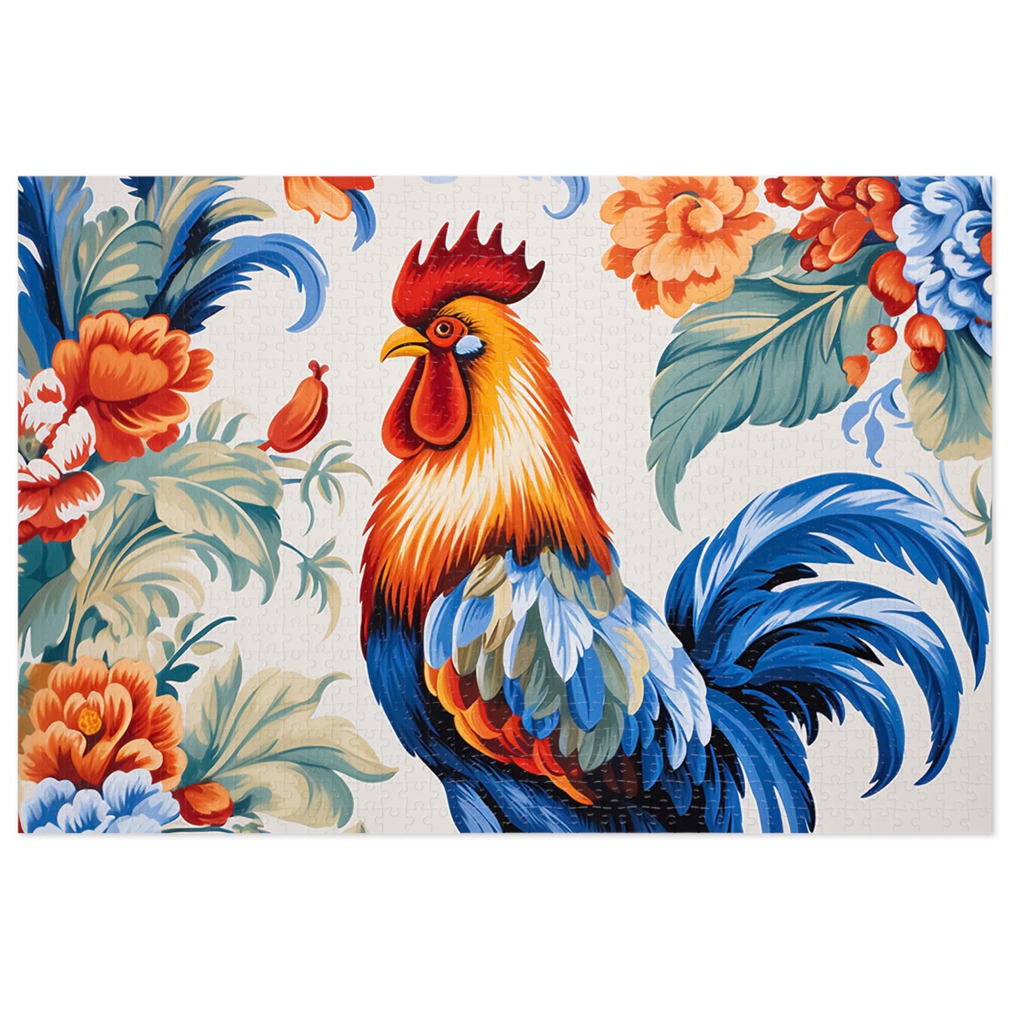 Jigsaw Puzzle, Chicken/Rooster, Personalised/Non-Personalised (30, 110, 252, 500,1000-Piece)